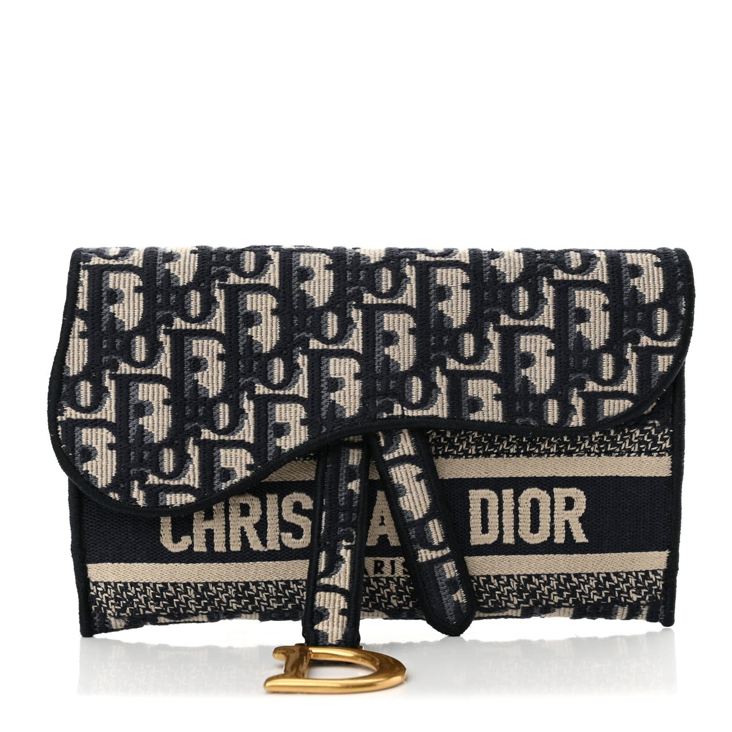Oblique Saddle Belt Bag Blue
