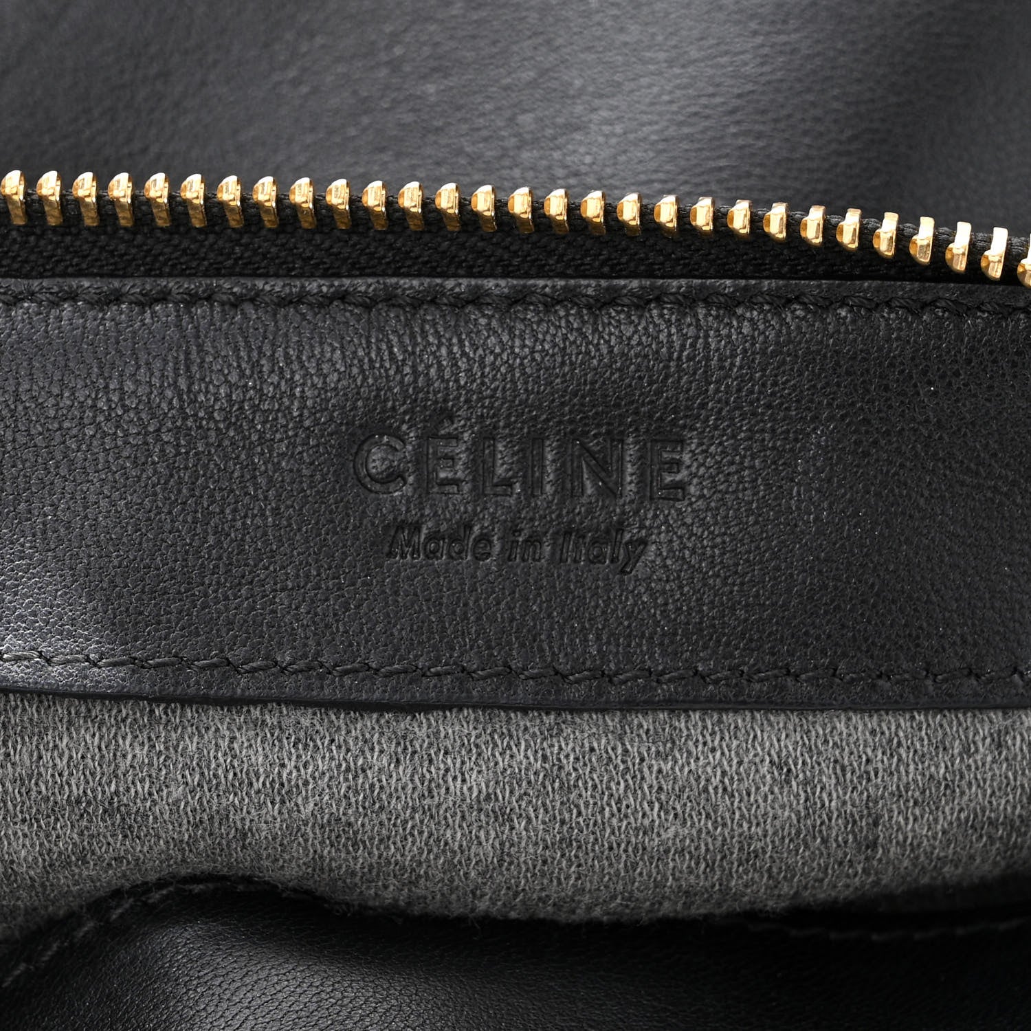 Celine Lambskin Large Trio Crossbody Bag Black 8 of 14