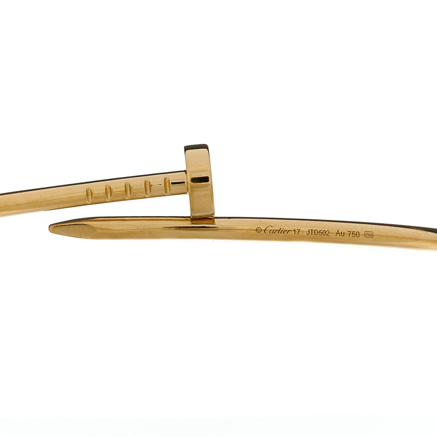 18K Yellow Gold Small Juste Un Clou Bracelet 17