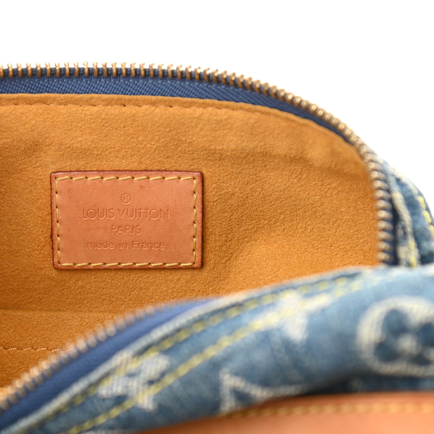 Monogram Denim Baggy PM Blue