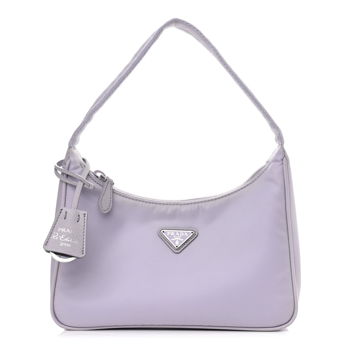 Re-Nylon Saffiano Mini Re-Edition 2000 Bag Glicine