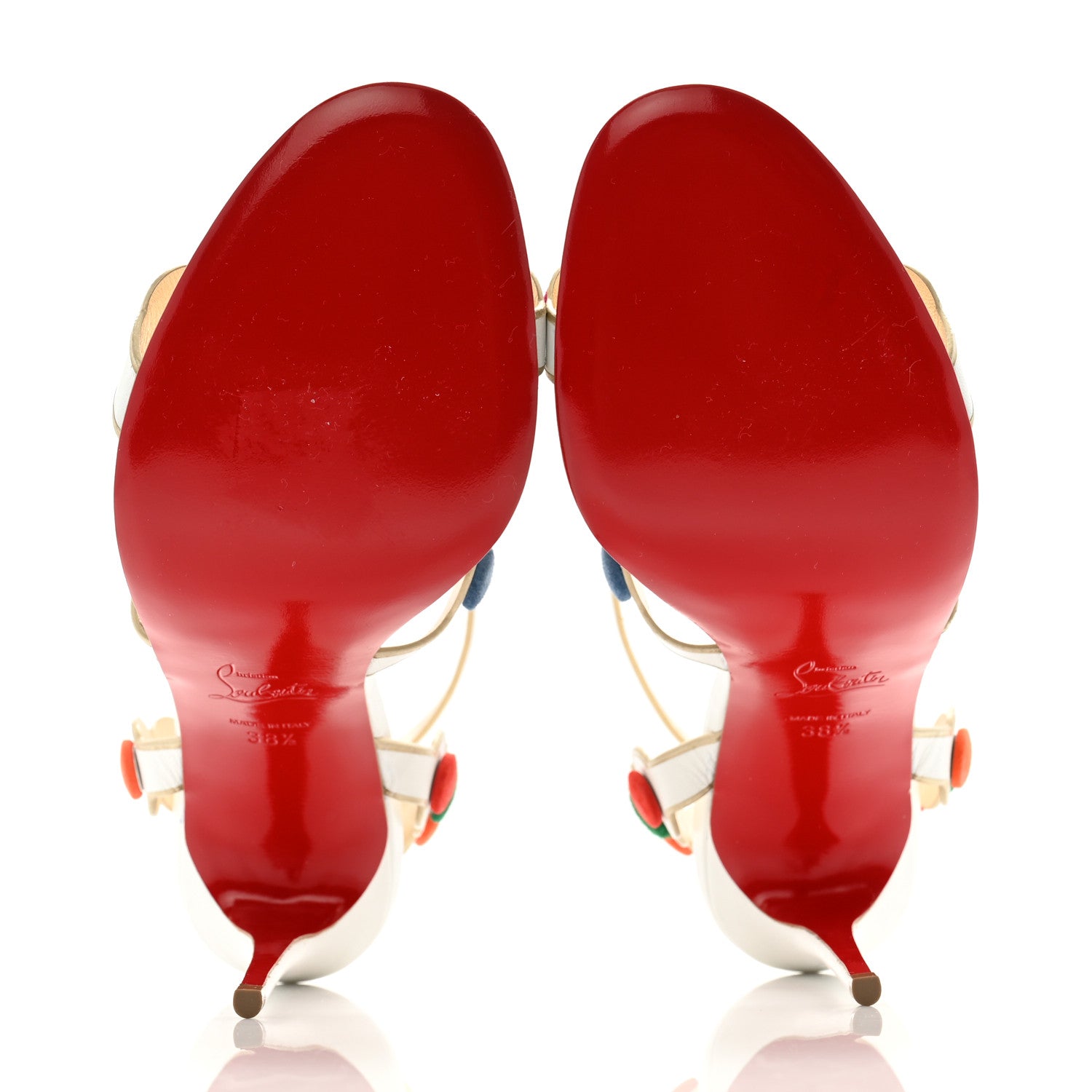 Christian Louboutin Calfskin Smartissima 100 Pumps 38.5 Multicolor 5 of 10