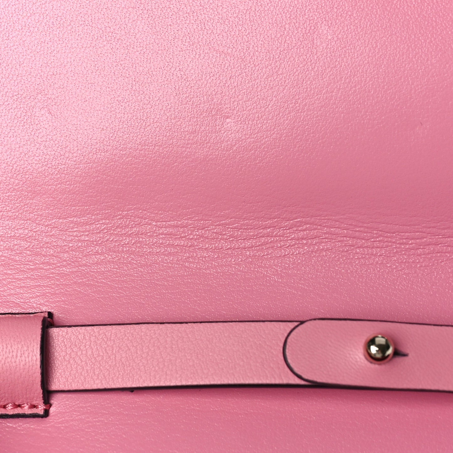 Nappa Rockstud Spike Wallet on Chain Candy Rose