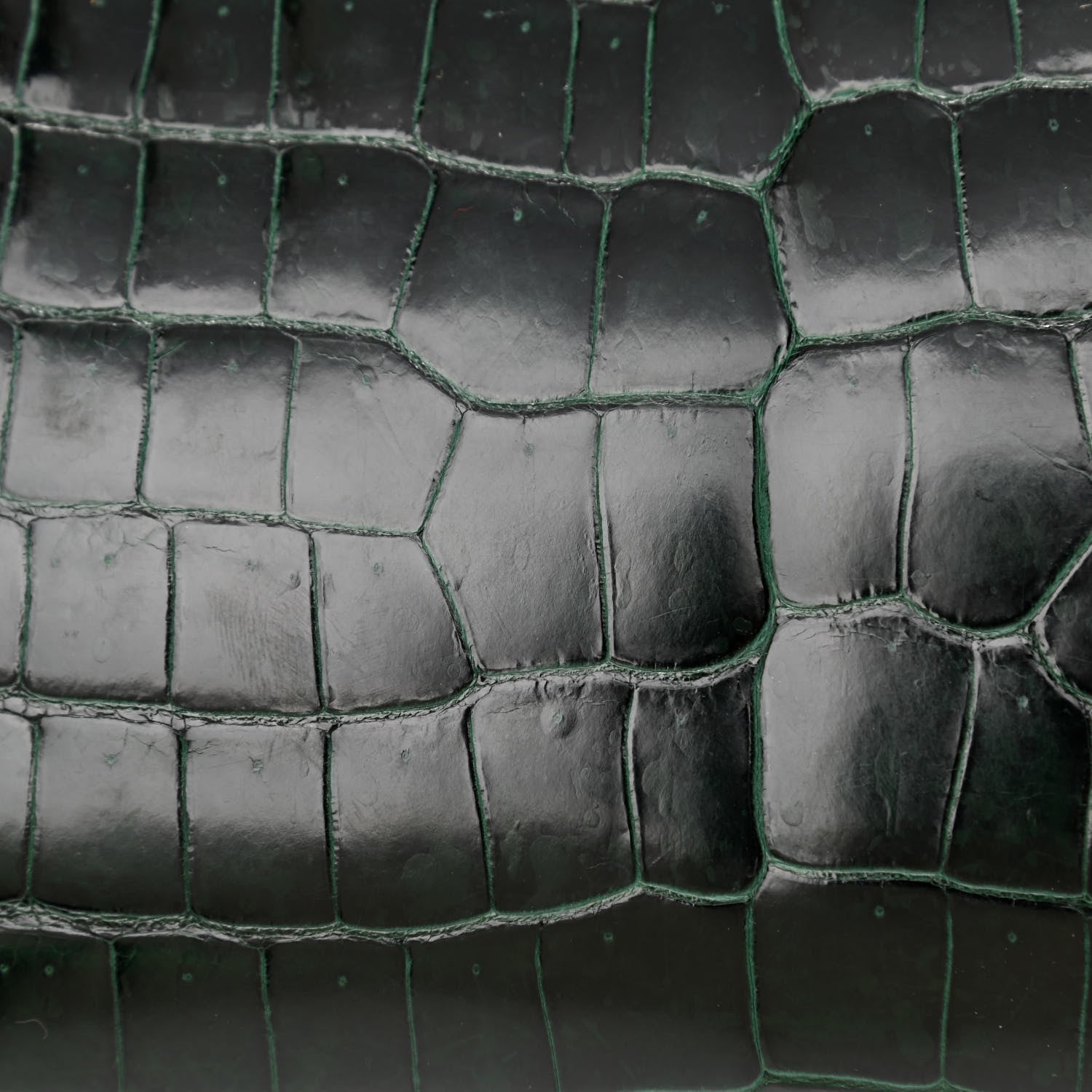Hermes Shiny Porosus Crocodile Birkin 30 Vert Fonce 13 of 13
