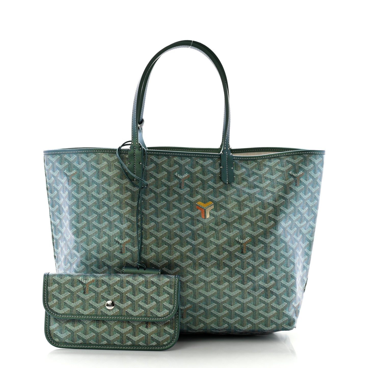 Iridescent Goyardine Saint Louis PM Pearly Green