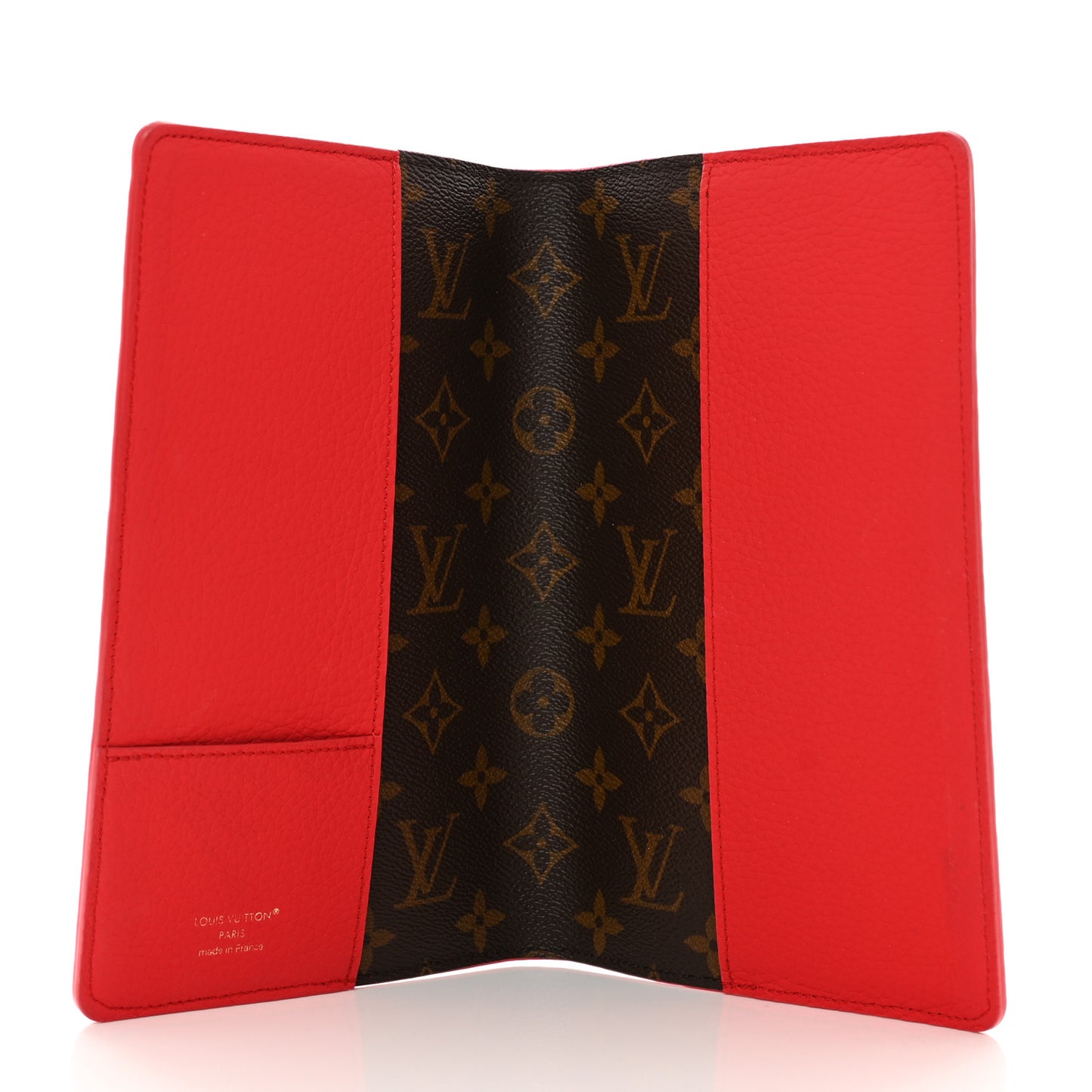 Taurillon Monogram Emily Notebook Cover MM Red