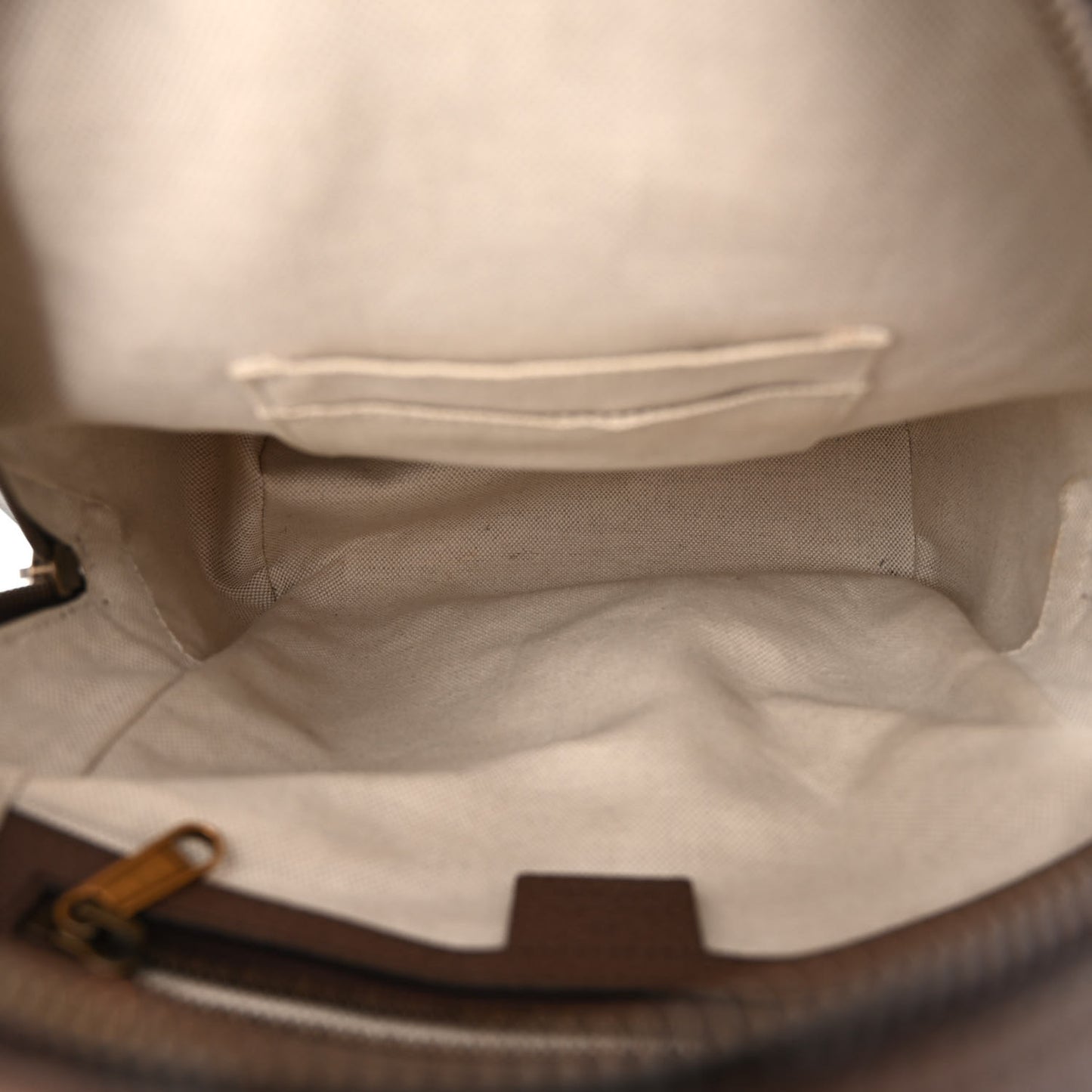 GG Supreme Monogram Calfskin Web Small Ophidia Day Backpack Beige Ebony New Acero