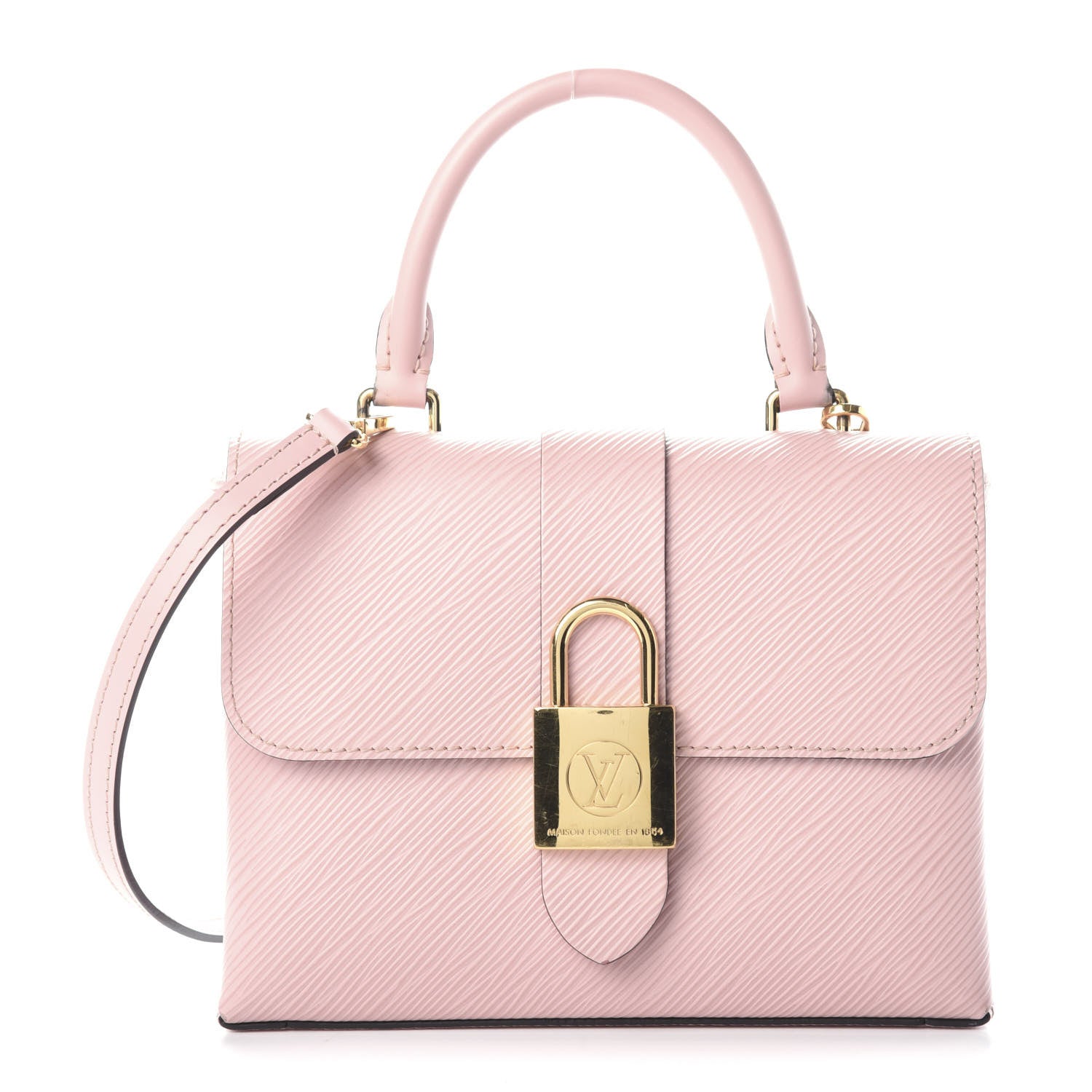 Louis Vuitton Epi Locky BB Rose Ballerine 1 of 9