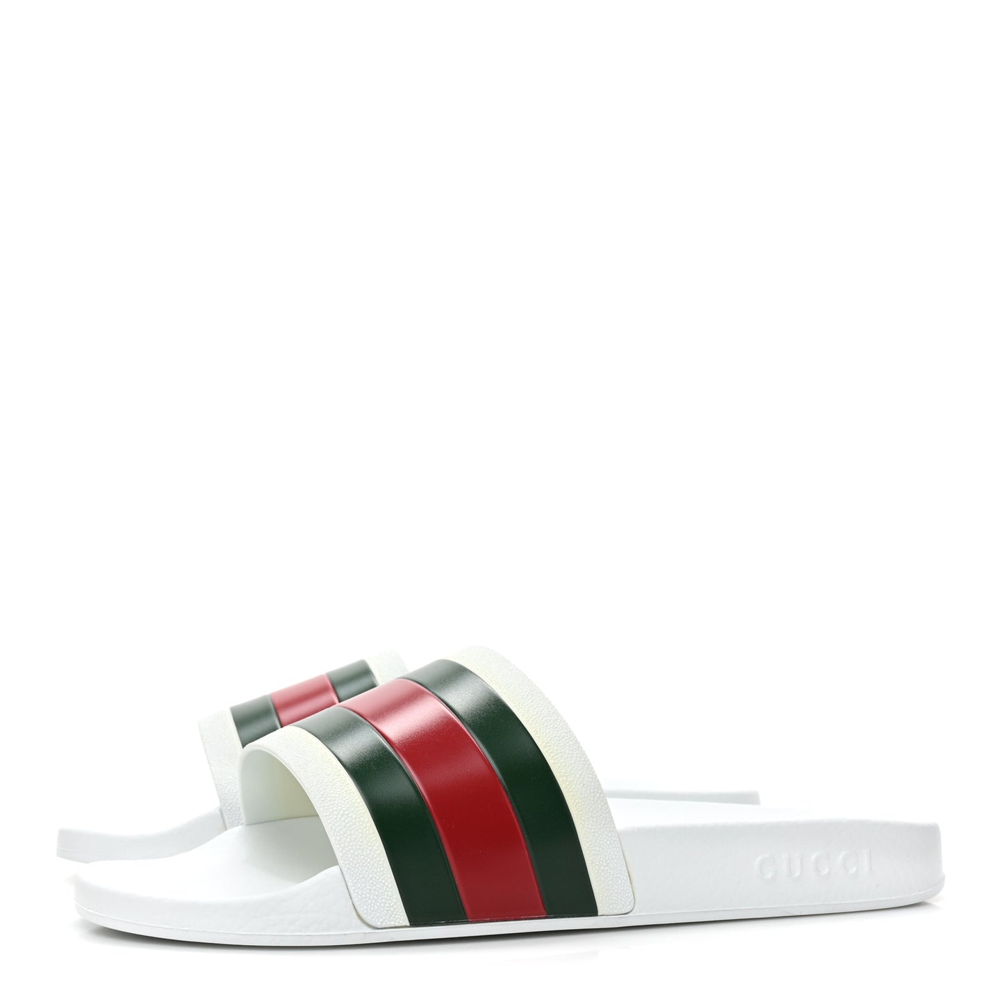 Rubber Web Mens Pool Slide Sandals 11 Great White