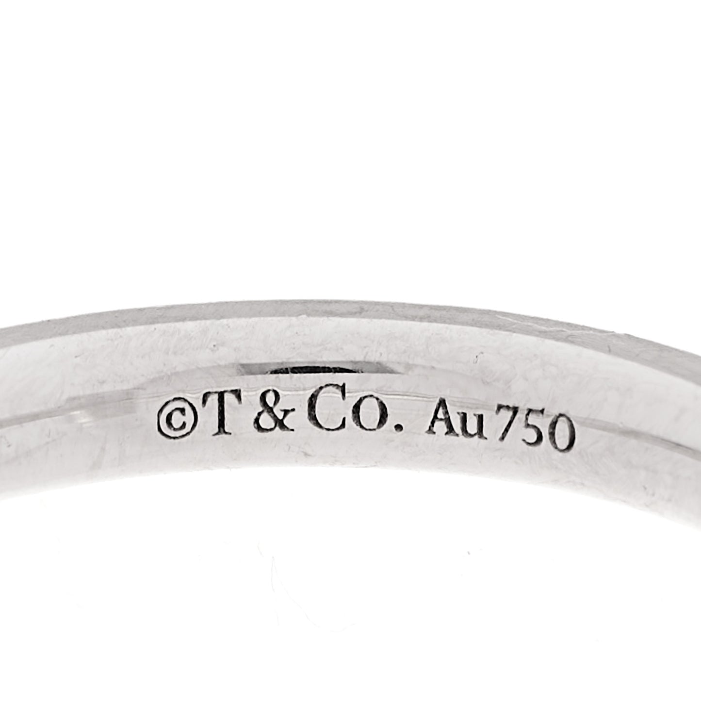 18K White Gold 2.5mm T T1 Ring 49 5