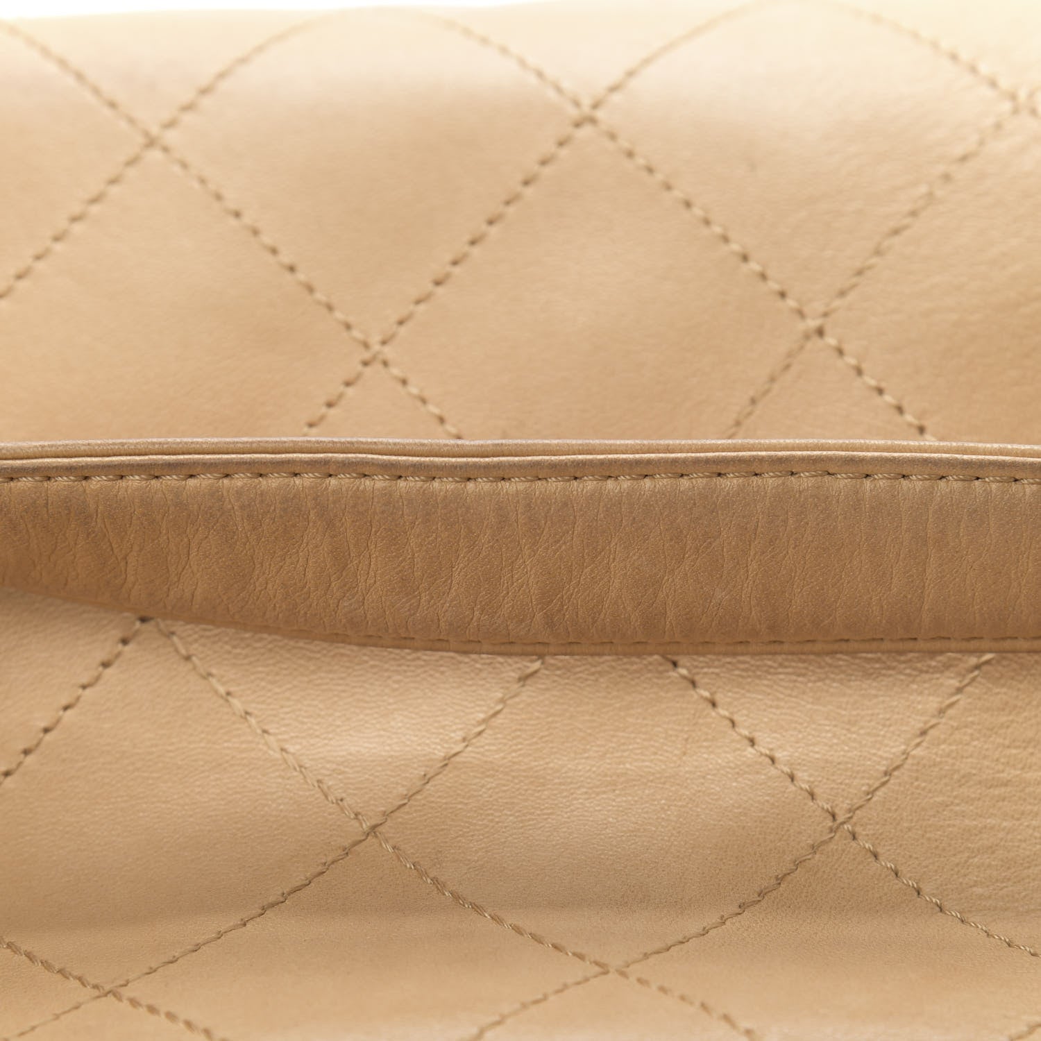 Chanel Lambskin Stitched Medium Ultimate Soft Tote Beige 14 of 14