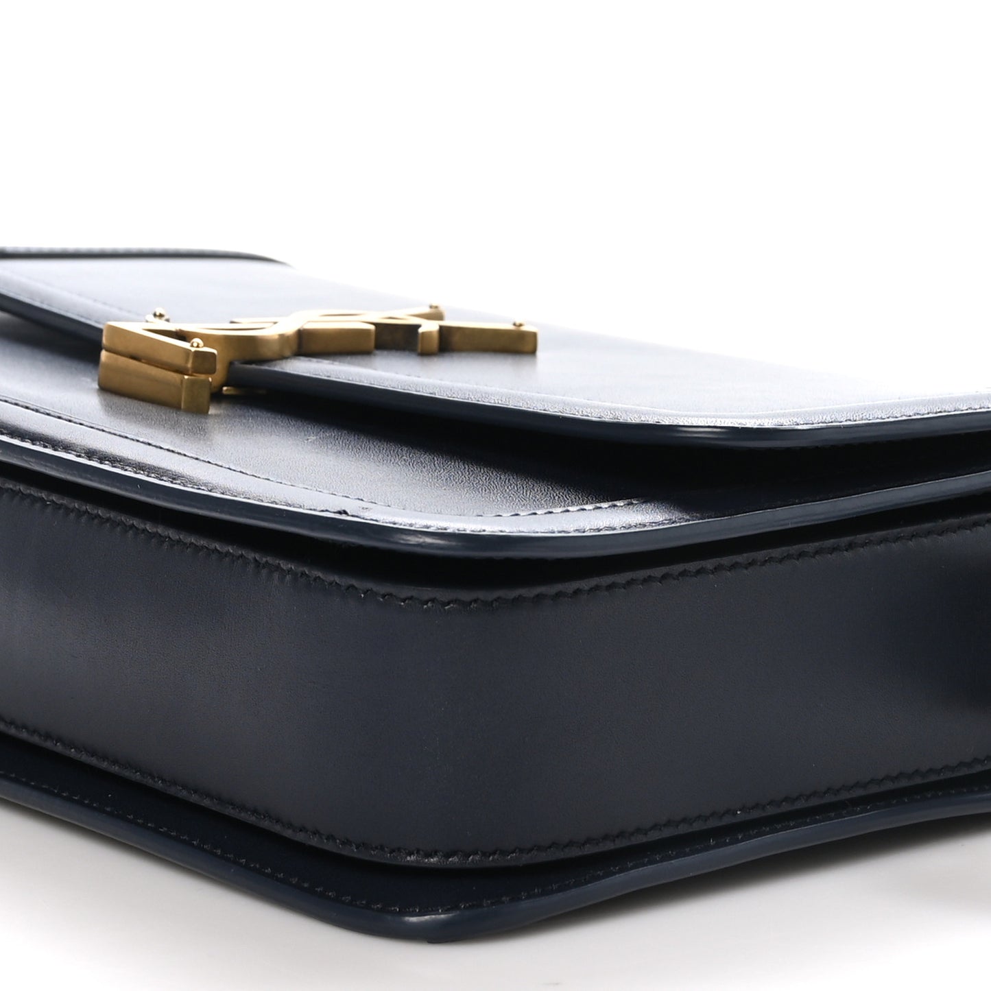 Box Calfskin Monogram Medium Solferino Satchel Deep Marine