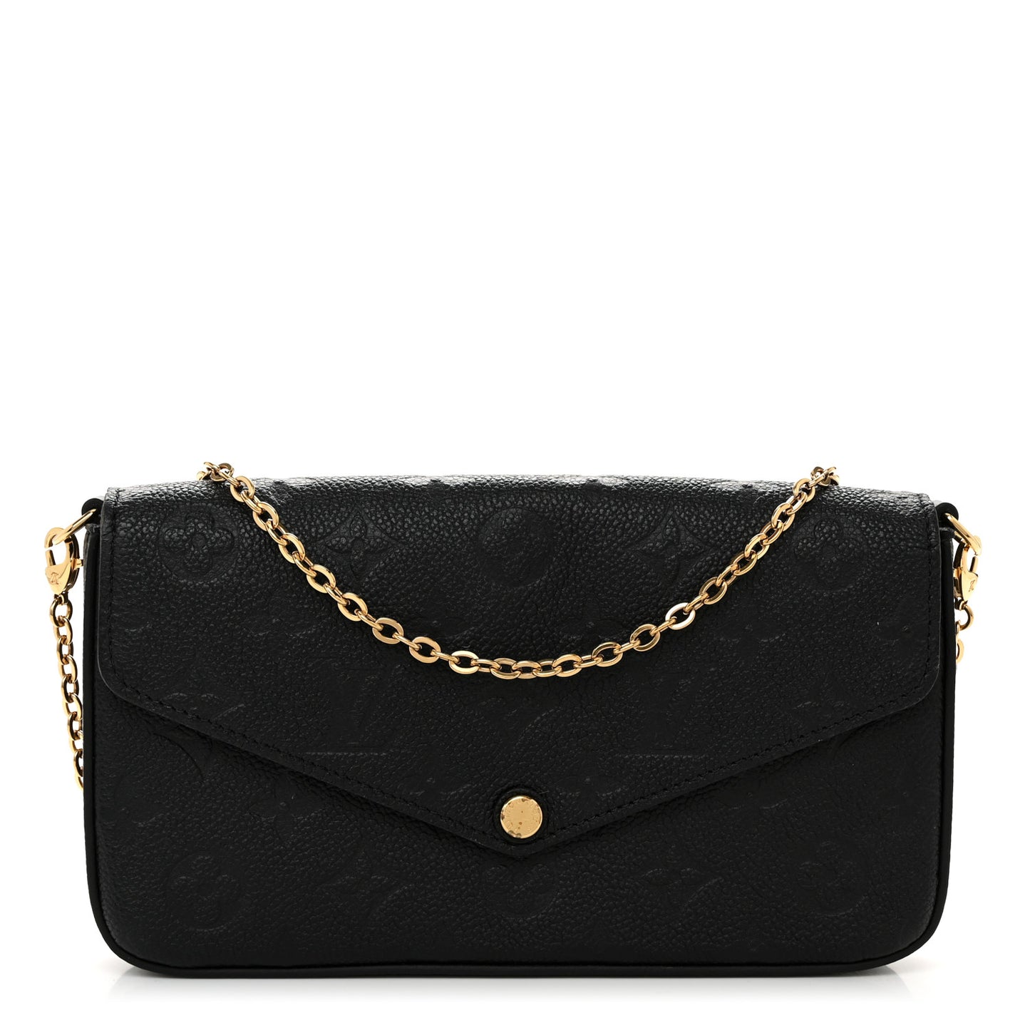 Empreinte Pochette Felicie Chain Wallet Black