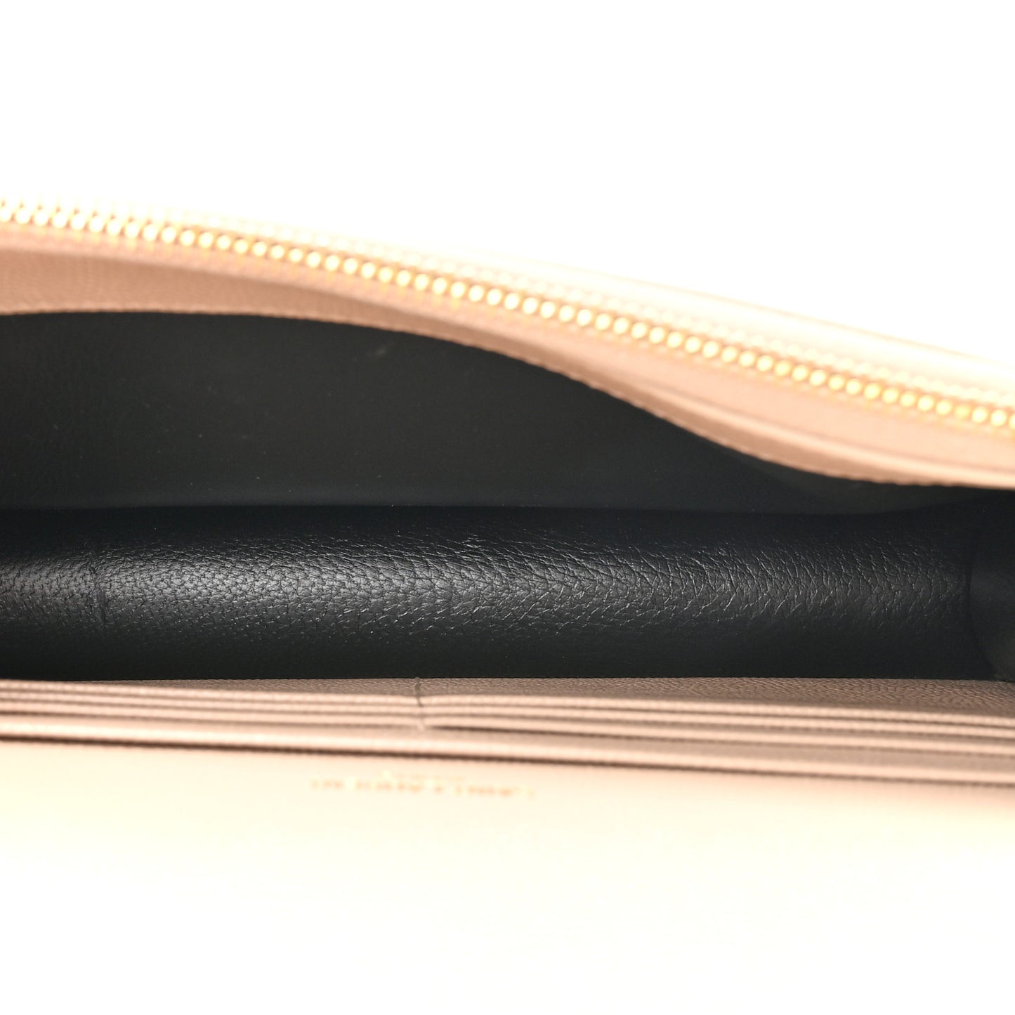 Grain De Poudre Classic Monogram Kate Tassel Chain Wallet Dark Beige