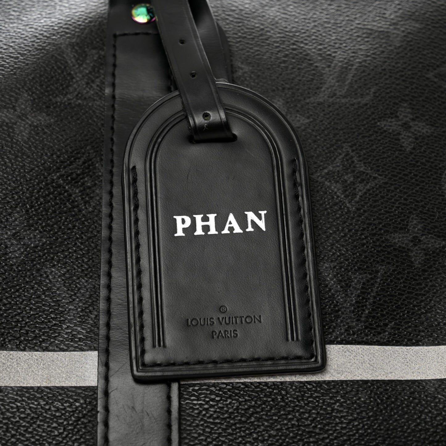 X FUJIWARA Monogram Eclipse Flash Fragment Keepall Bandouliere 45