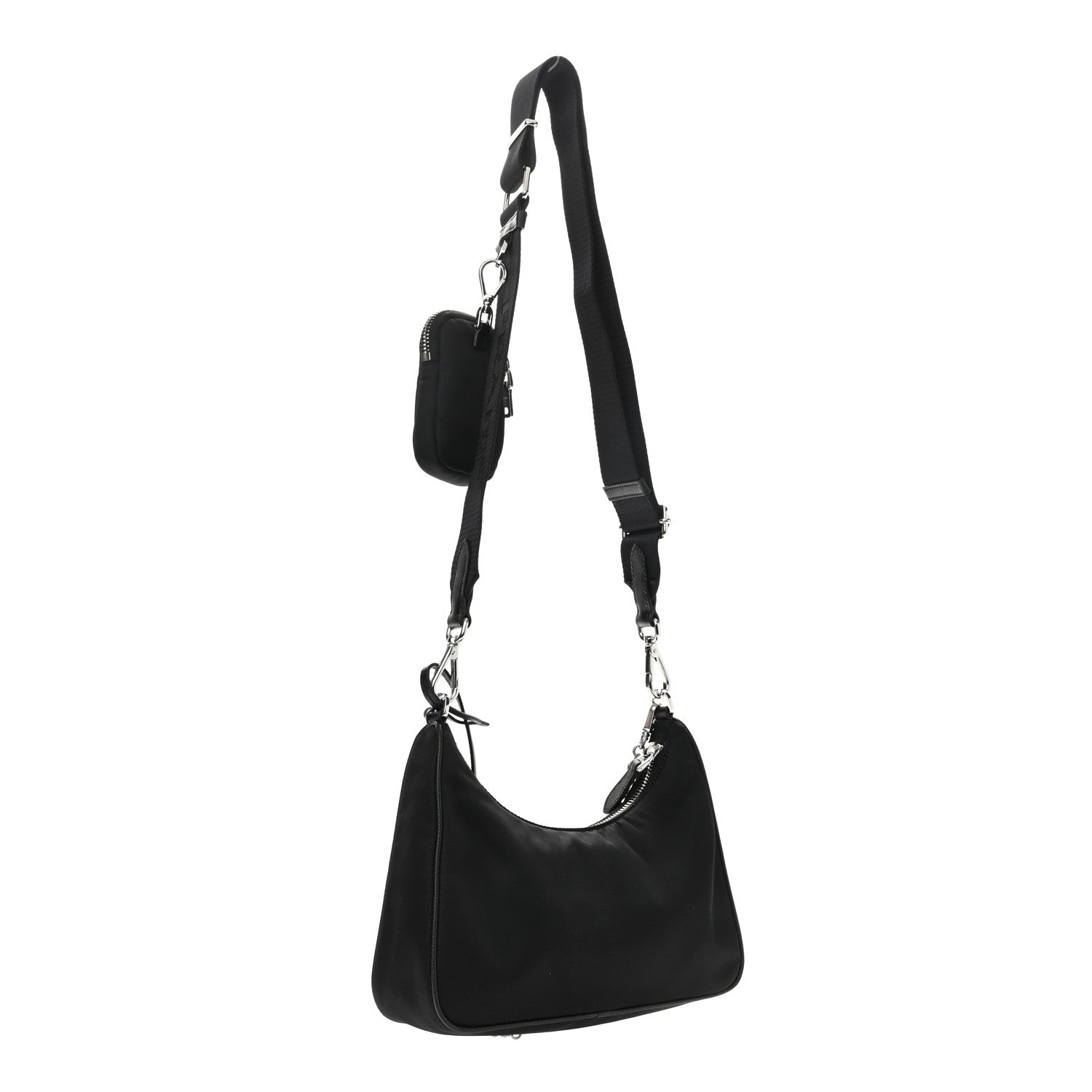 Prada Nylon Re-Edition 2005 Shoulder Bag Black 3 of 11