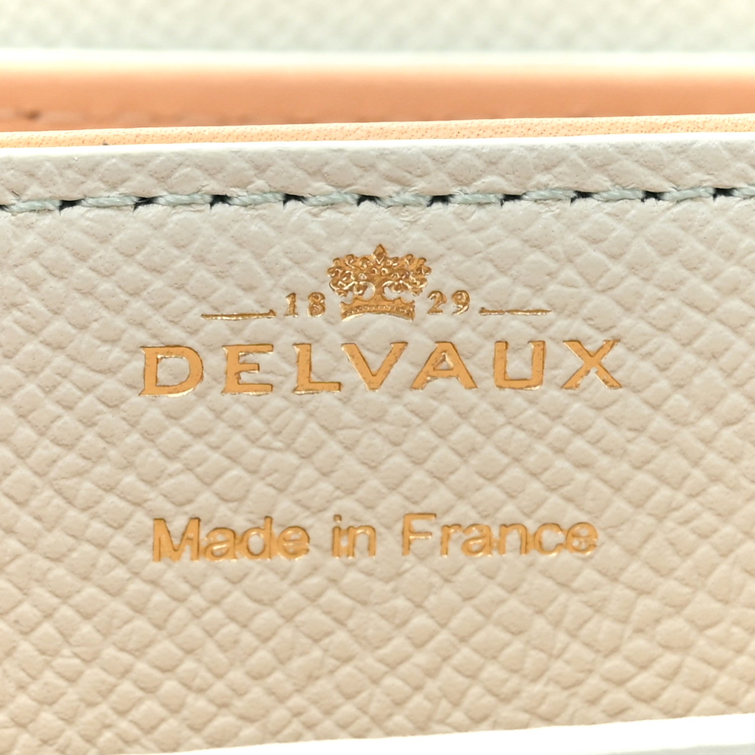 Delvaux Alpina Calfskin Small Lingot Crossbody Cloud 6 of 10