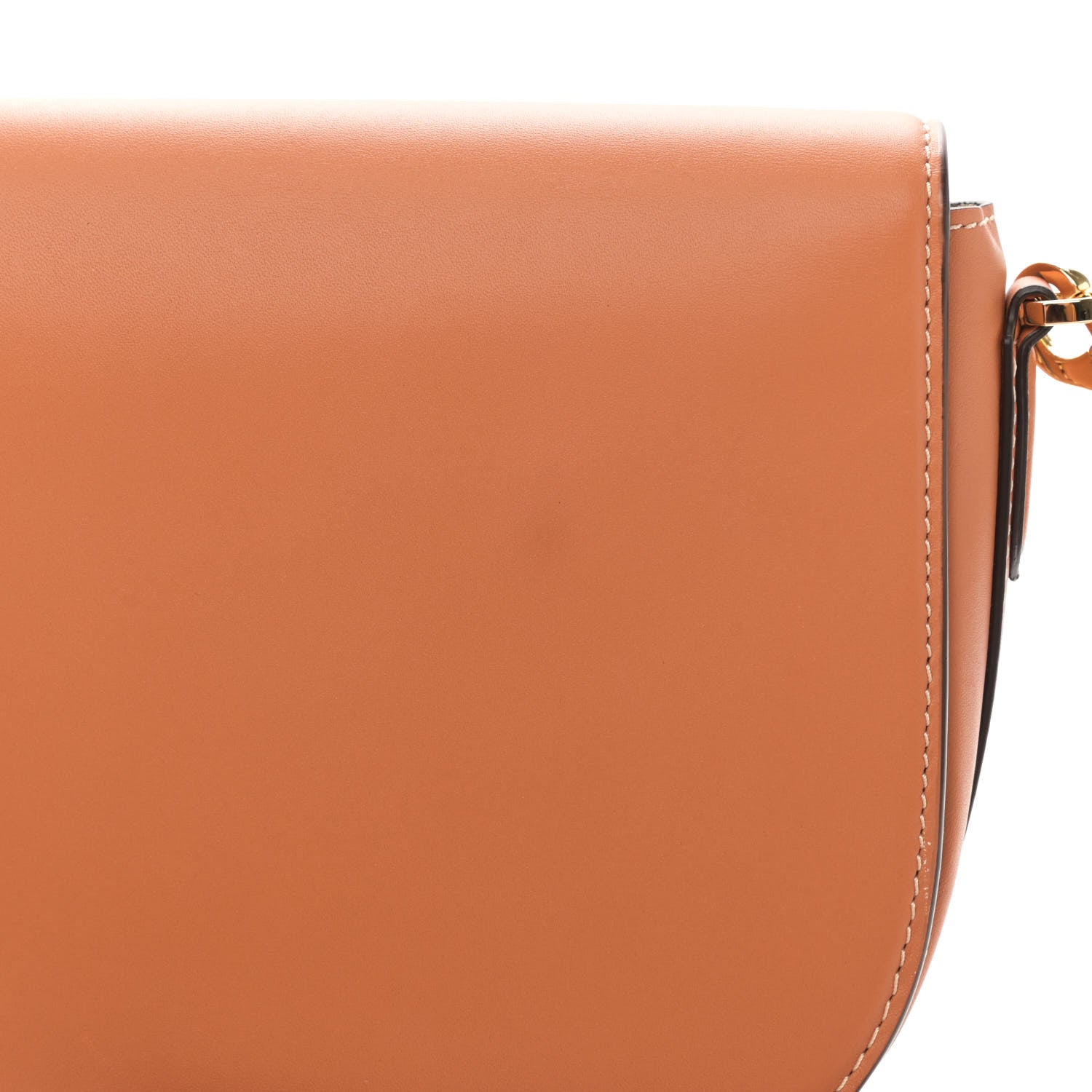 MCM Calfskin Small Mena Crossbody Bag Cognac 11 of 12