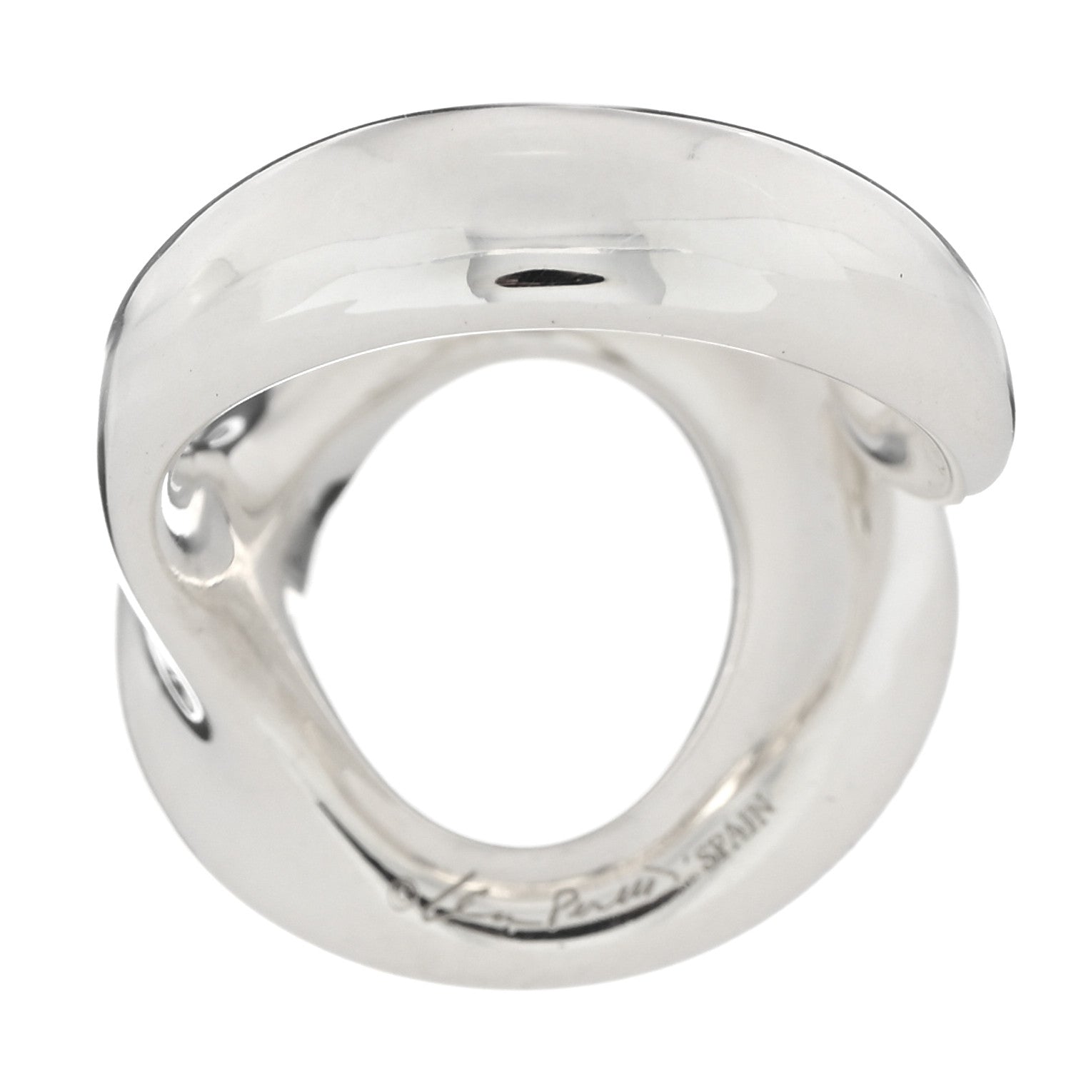 Tiffany Sterling Silver Elsa Peretti Sevillana Ring 52 6 4 of 5