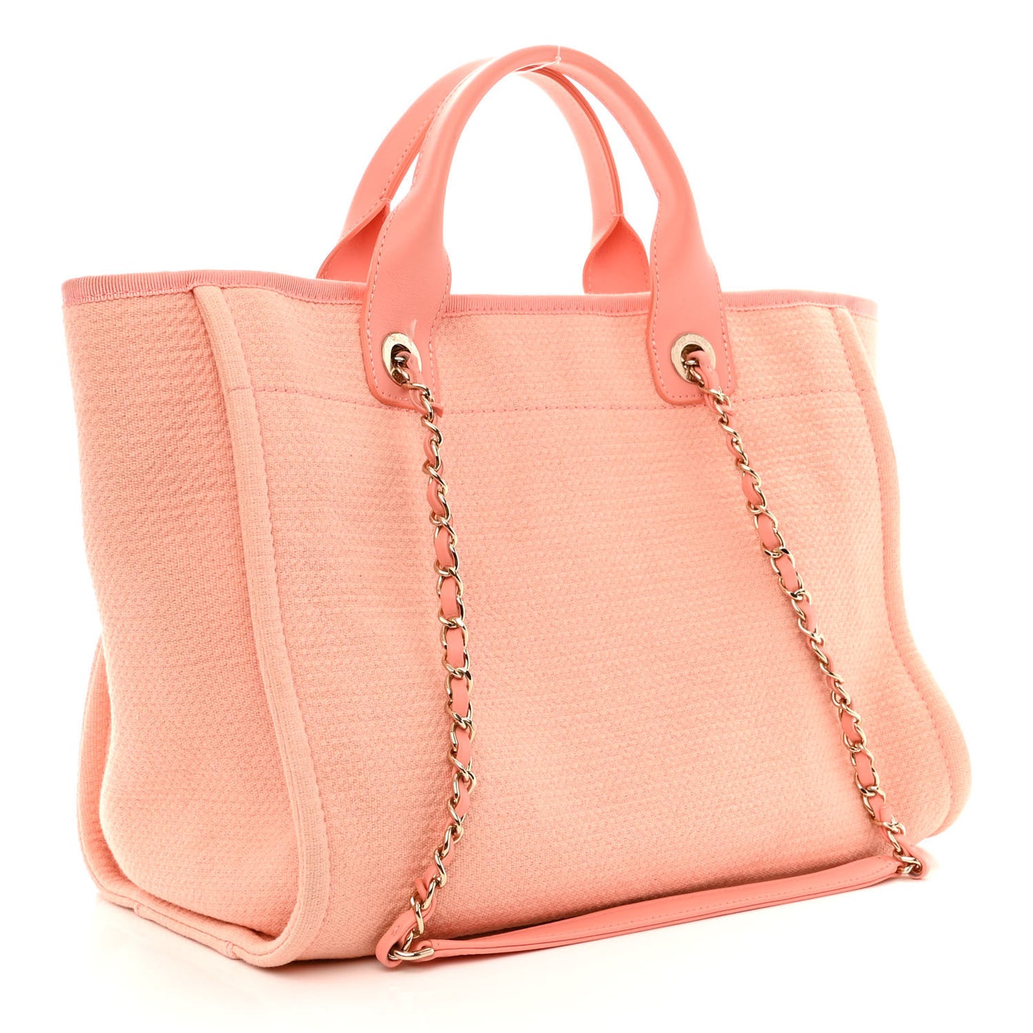 Mixed Fibers Small Deauville Tote Light Orange
