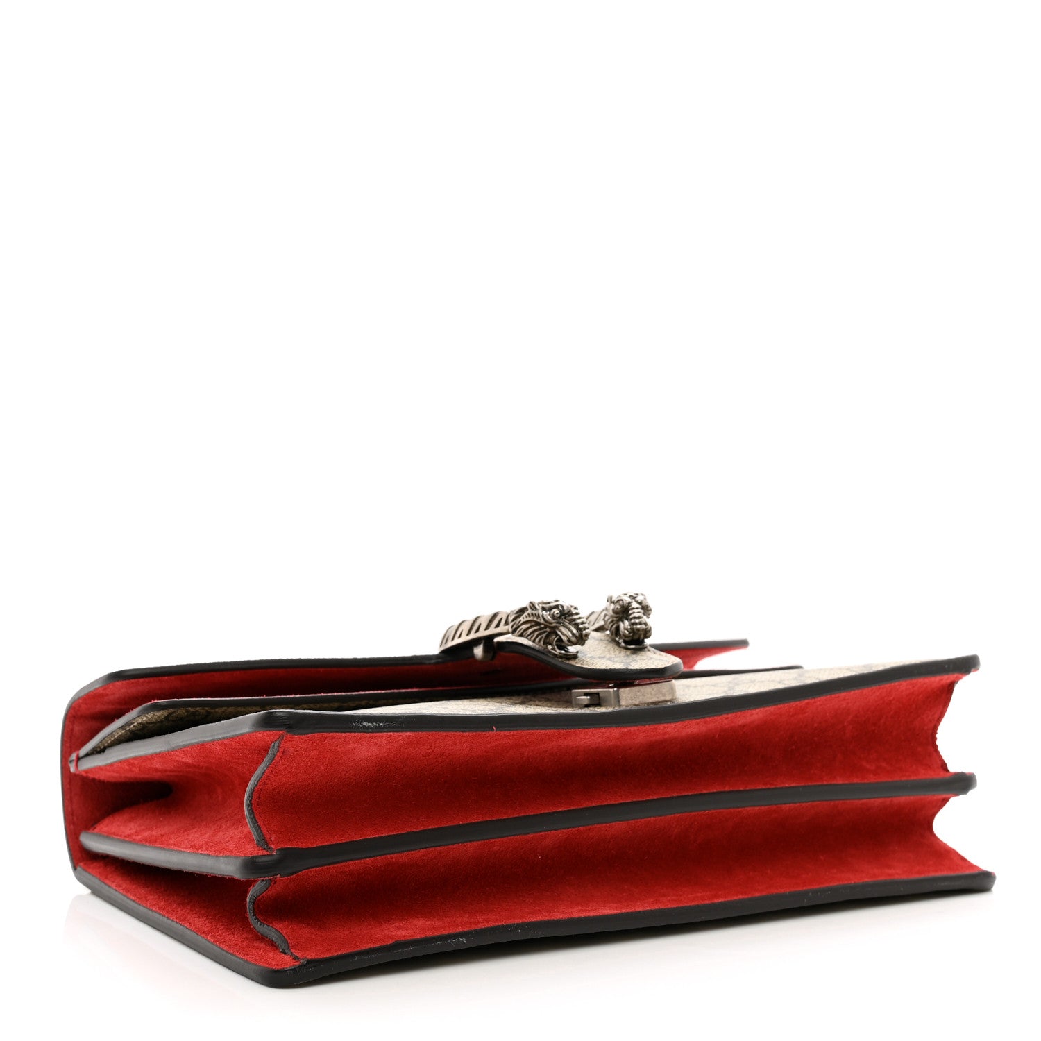 Gucci GG Supreme Monogram Small Dionysus Shoulder Bag Red 4 of 10