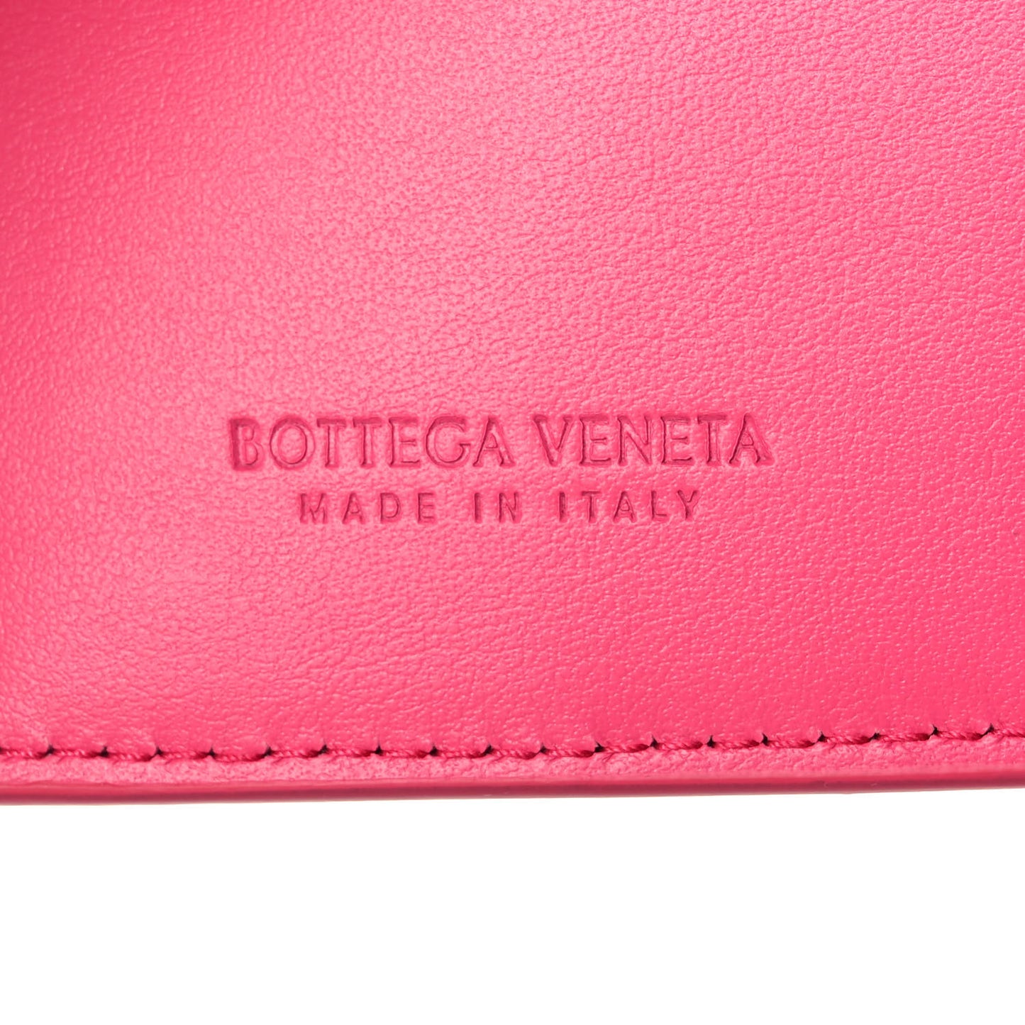 Lambskin Intrecciato Wallet Bon Bon