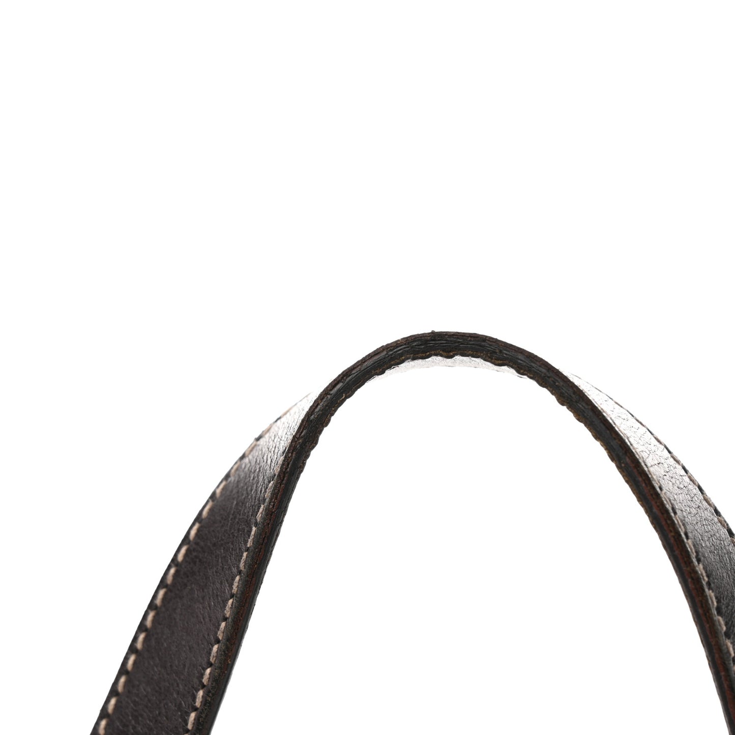 GG Supreme Monogram Medium Zippered Shopping Tote Dark Brown