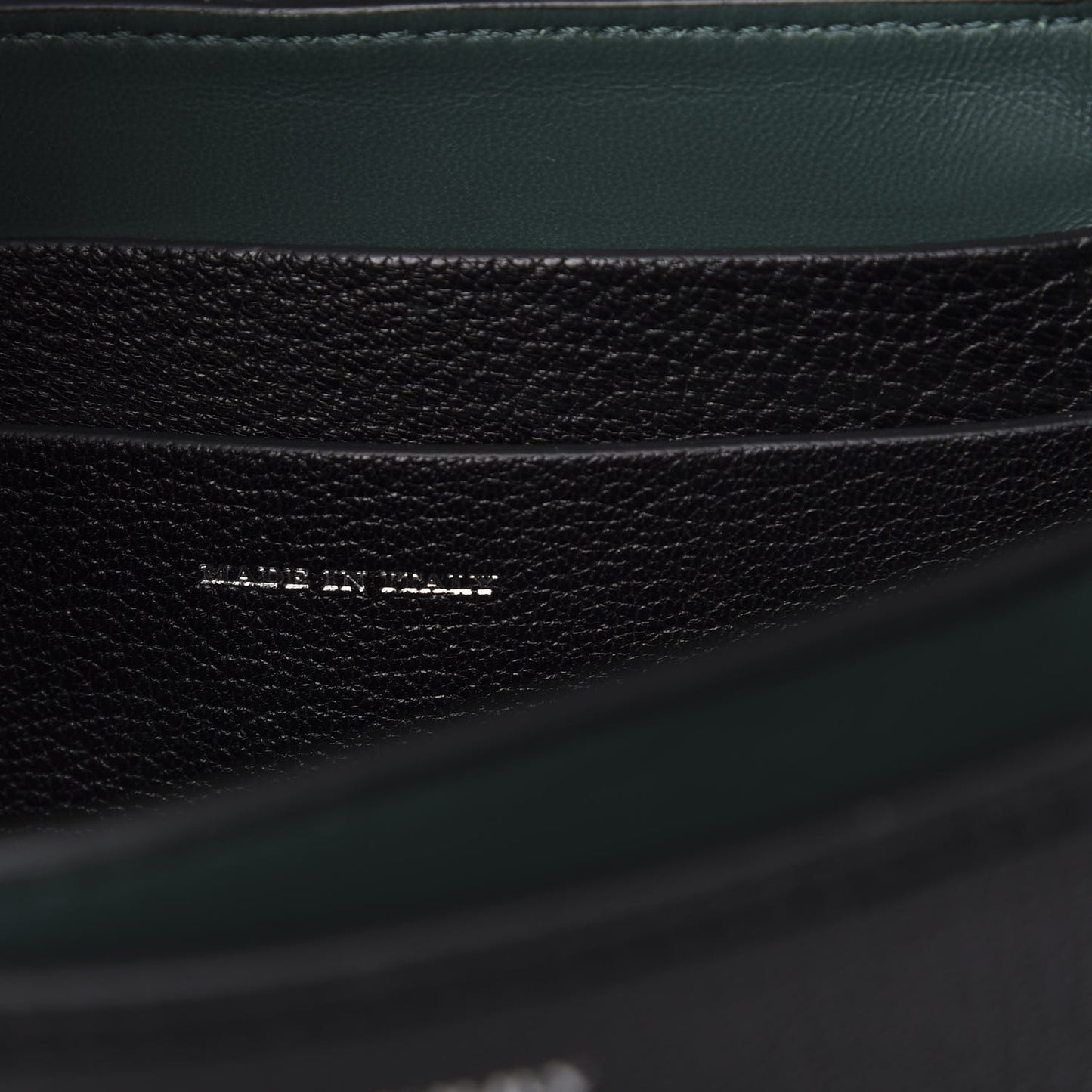 Goatskin Small D-Ring Bag Black