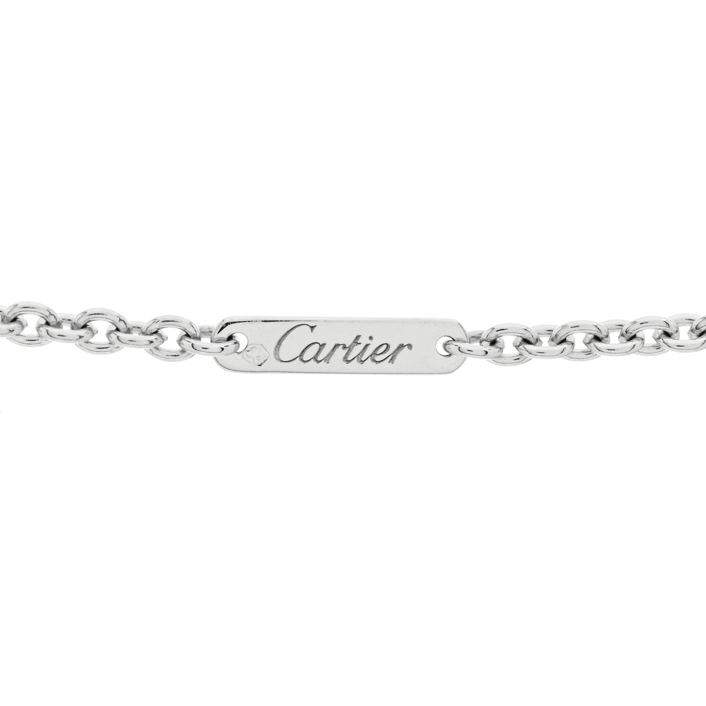 18K White Gold Diamond Mon Amour Lariat Necklace