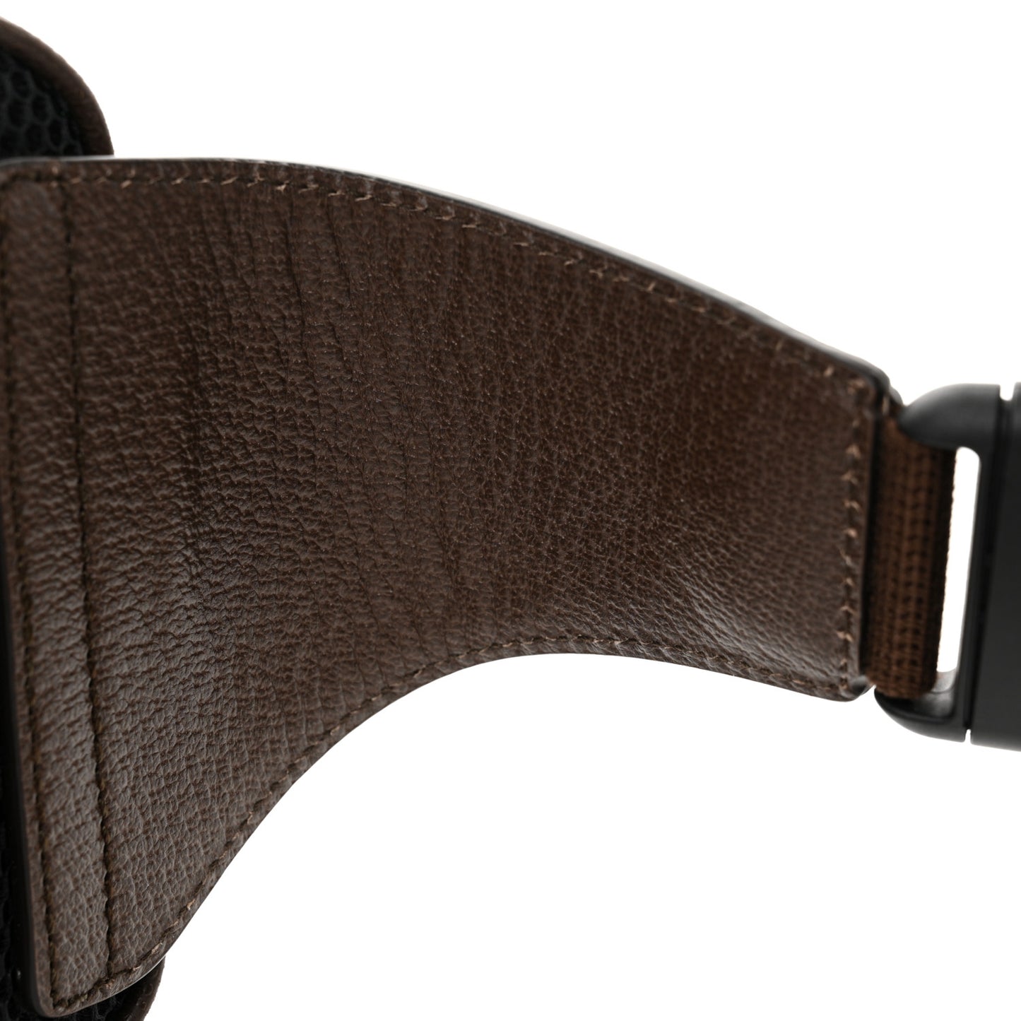 Soft GG Supreme Monogram Medium Ophidia Belt Bag Dark Brown