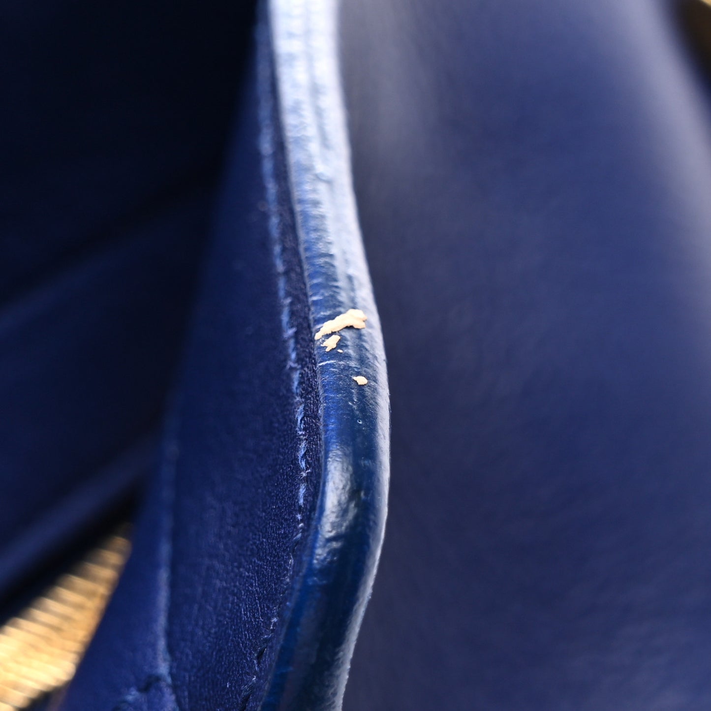 Calfskin Small Classic Y Cabas Navy