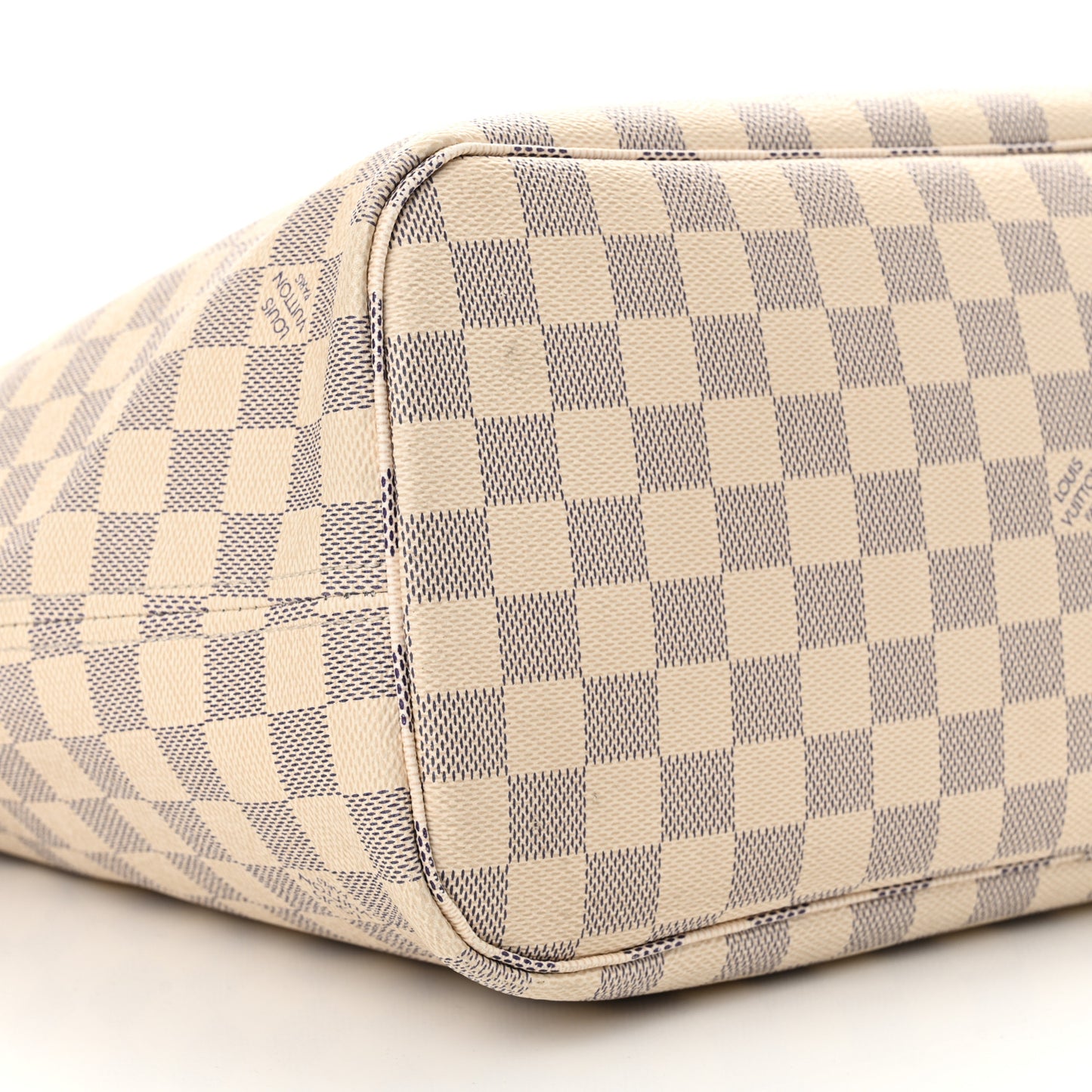 Damier Azur Neo Neverfull MM Rose Ballerine