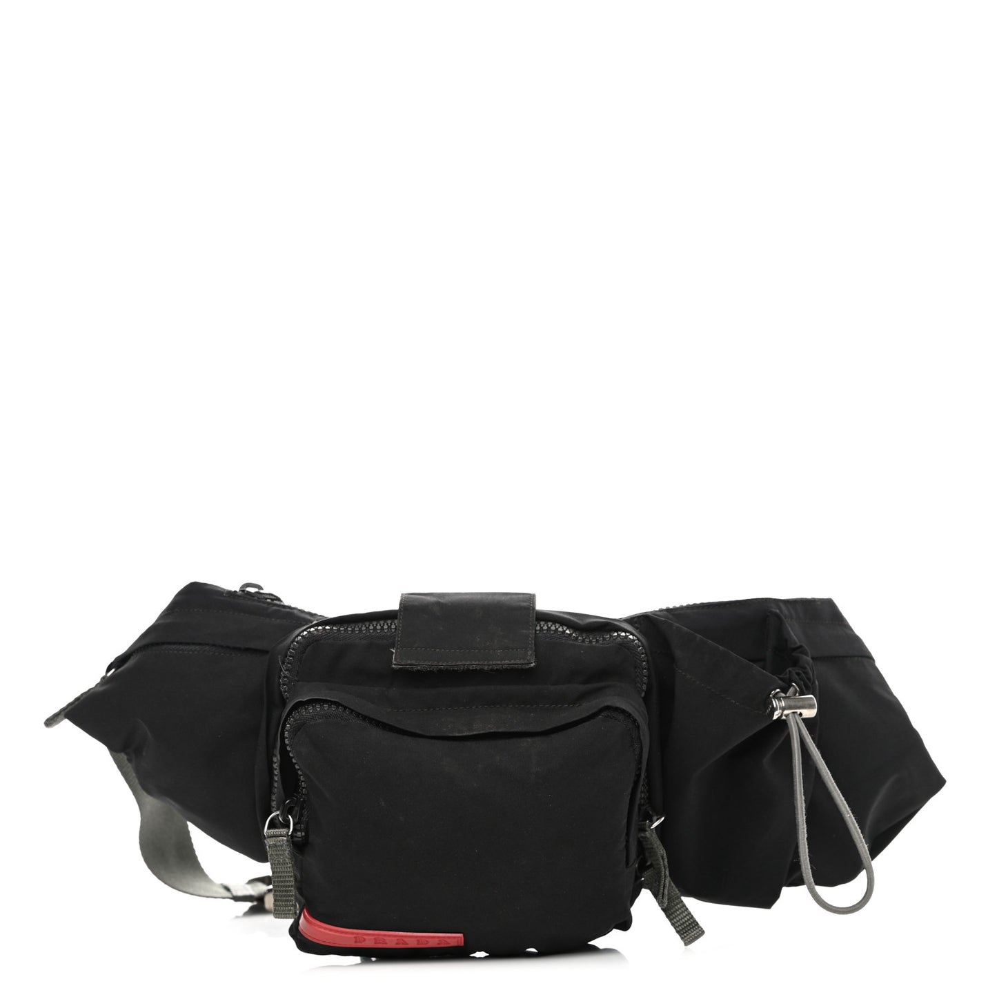Tessuto Nylon Belt Bag Black
