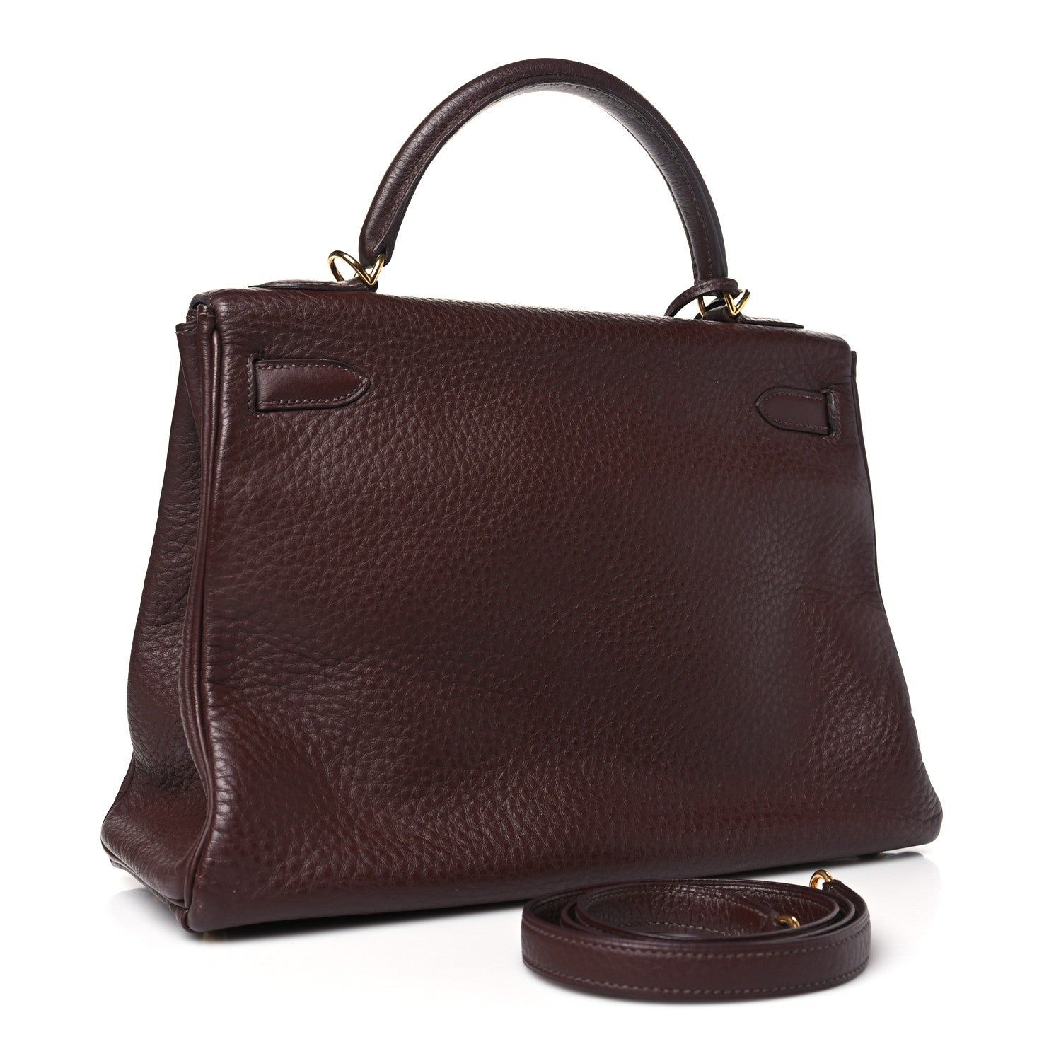 Hermes Taurillon Clemence Kelly Retourne 32 Havane 3 of 12