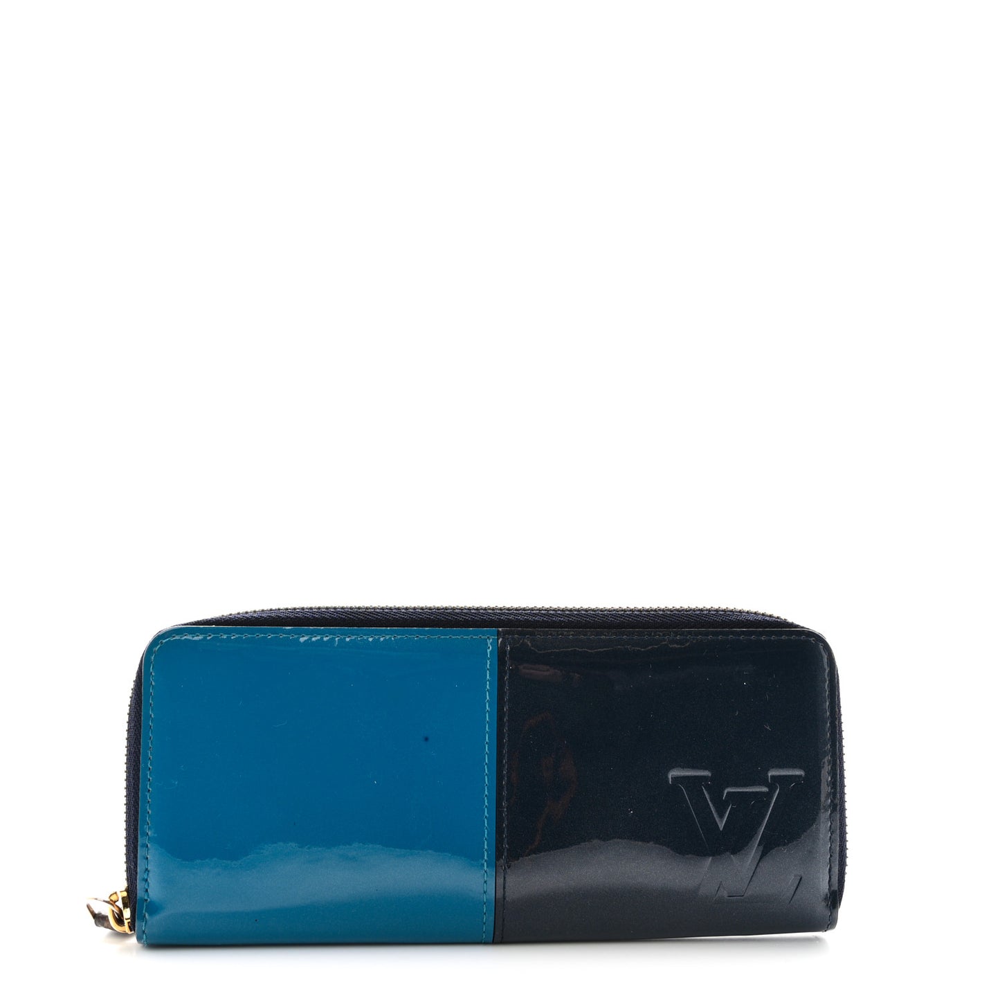 Vernis Miroir Clemence Wallet Blue