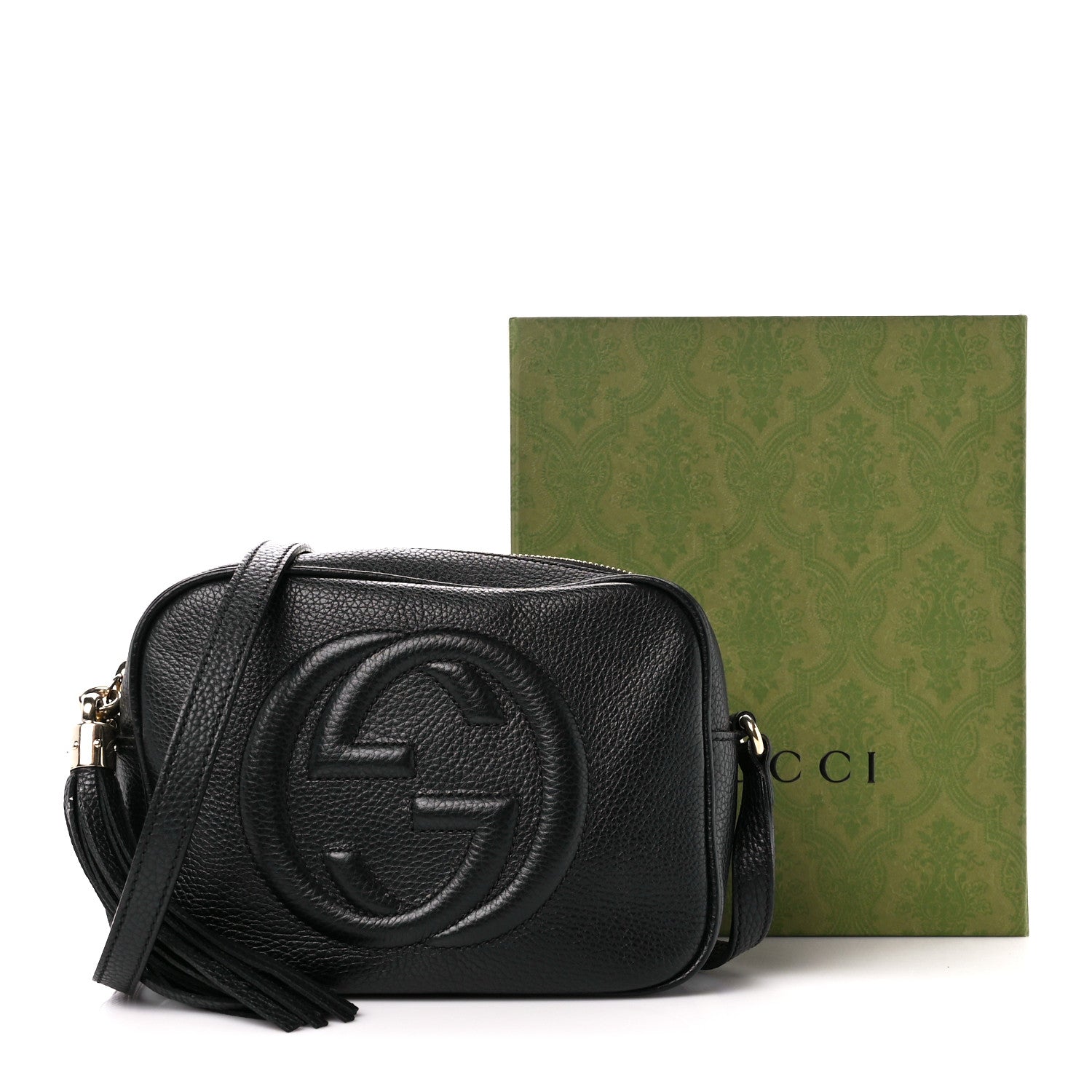 Gucci Pebbled Calfskin Small Soho Disco Bag Black 13 of 13