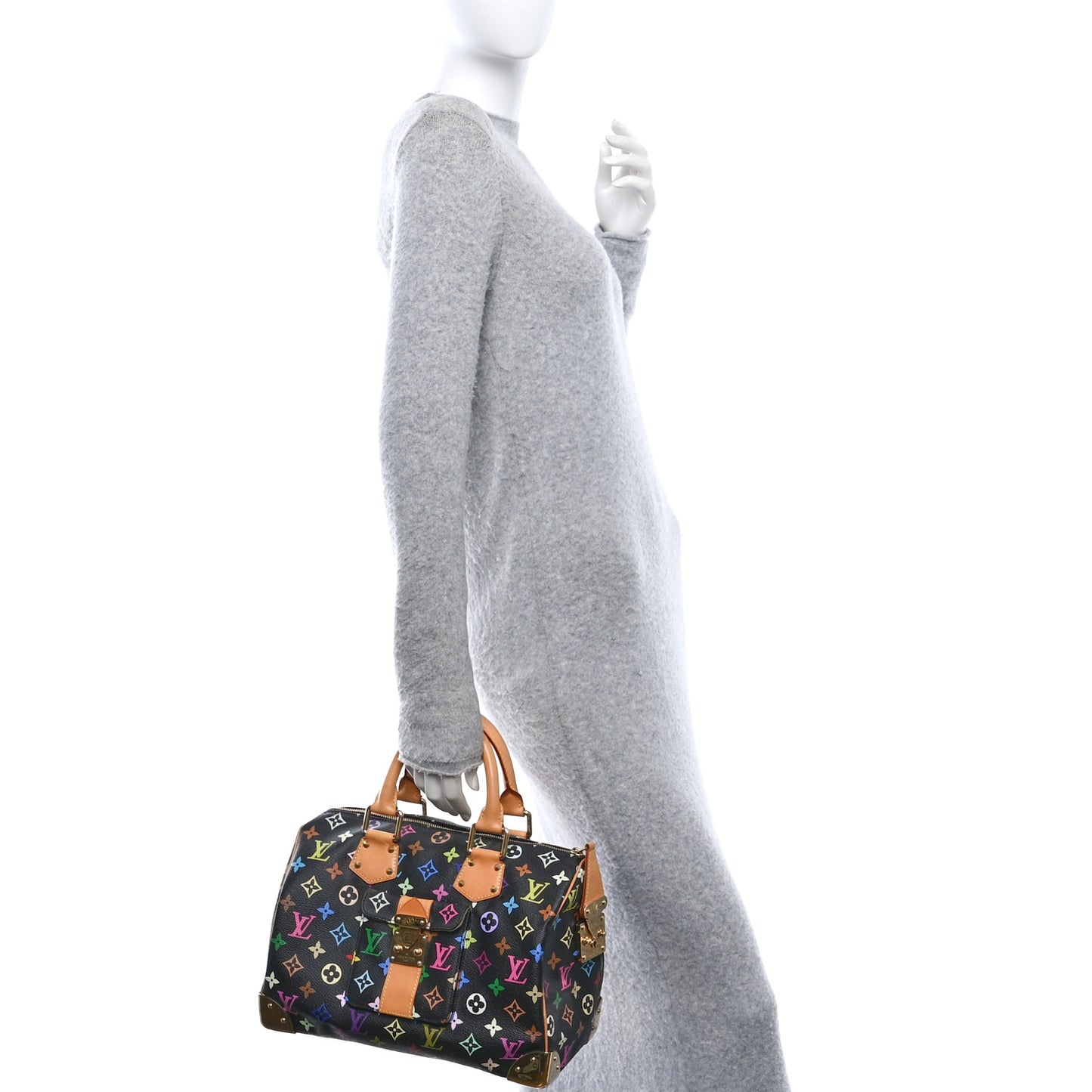 Monogram Multicolor Speedy 30 Black