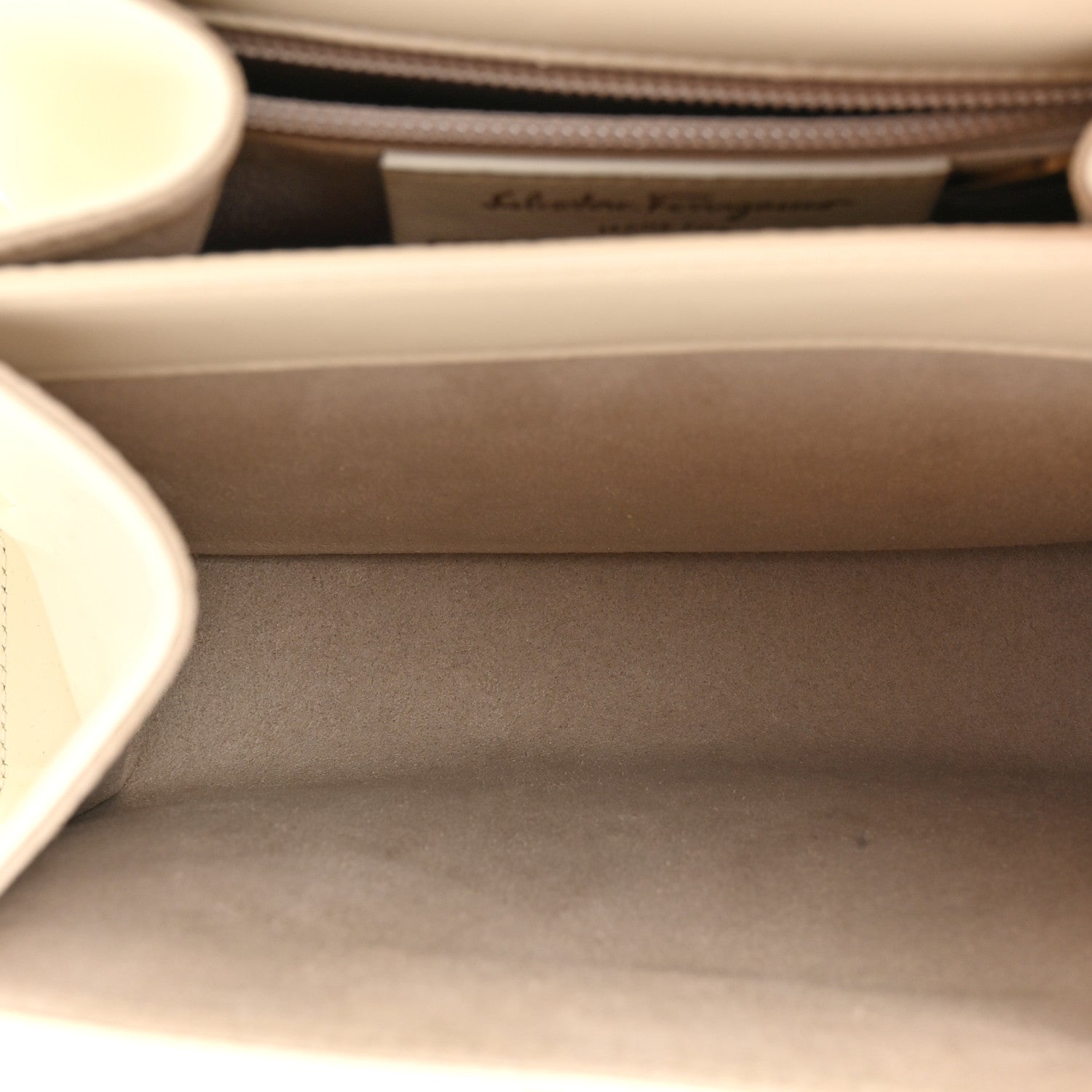 Salvatore Ferragamo Brushed Off Calfskin Small Iconic Top Handle Bag Magnolia 5 of 16