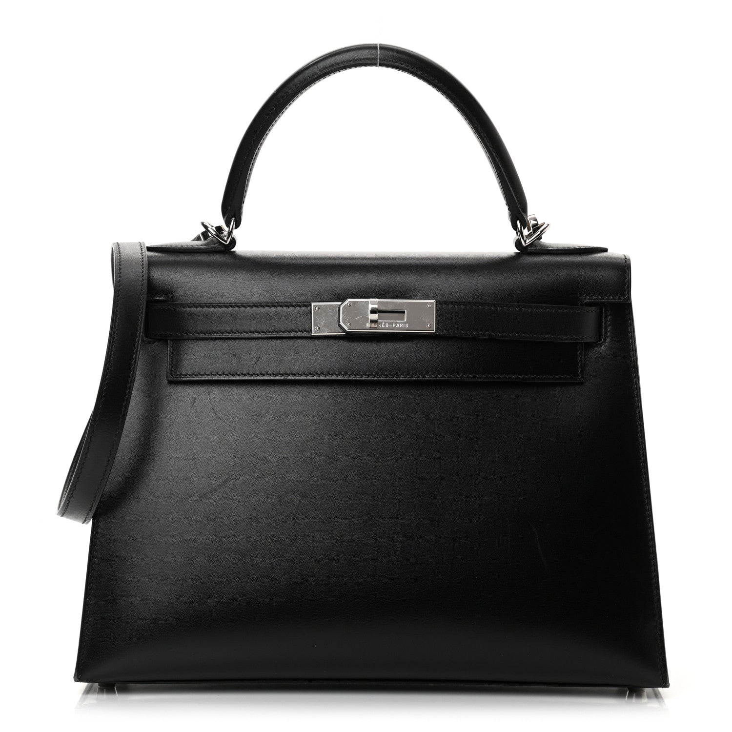 Hermes Box Kelly Sellier 28 Black 2 of 29