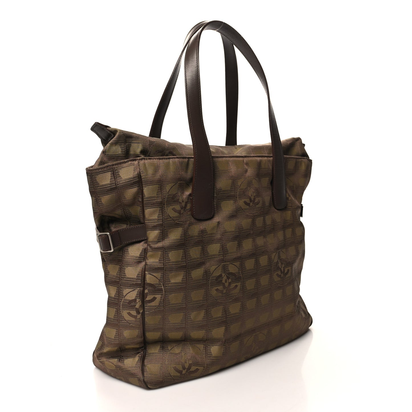 Nylon Travel Large Tote Khaki