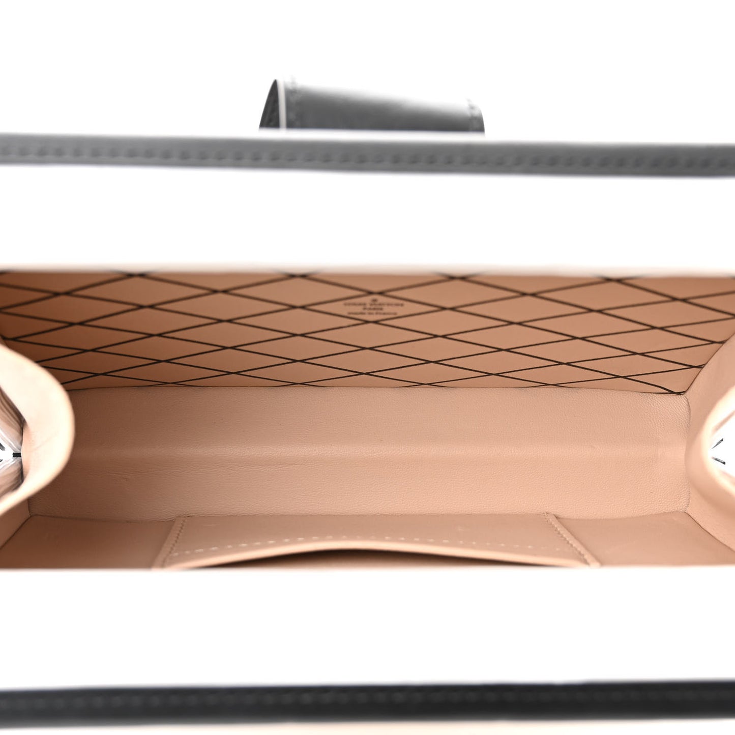 Epi Petite Malle White Black