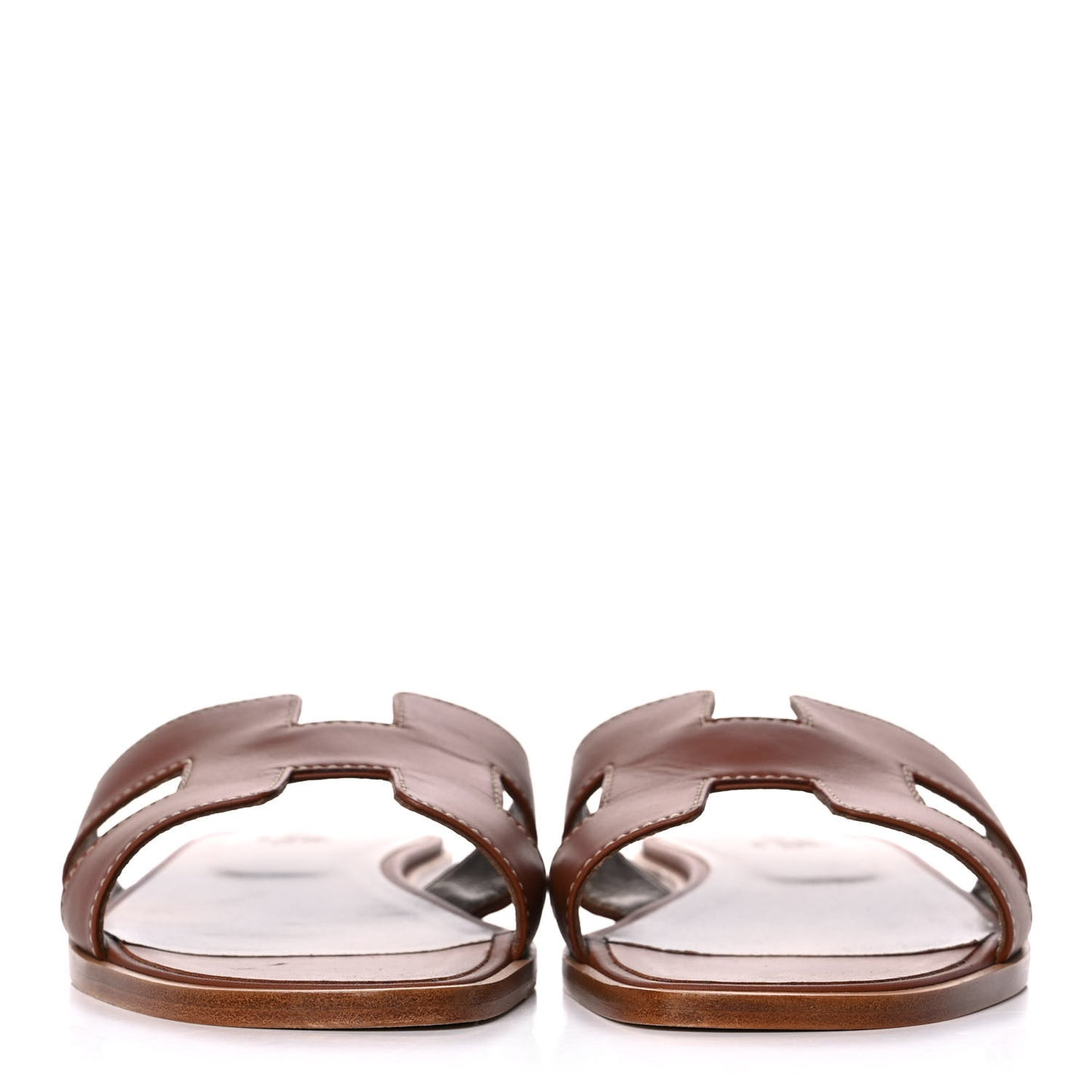 Box Calfskin Oran Sandals 38 Gold