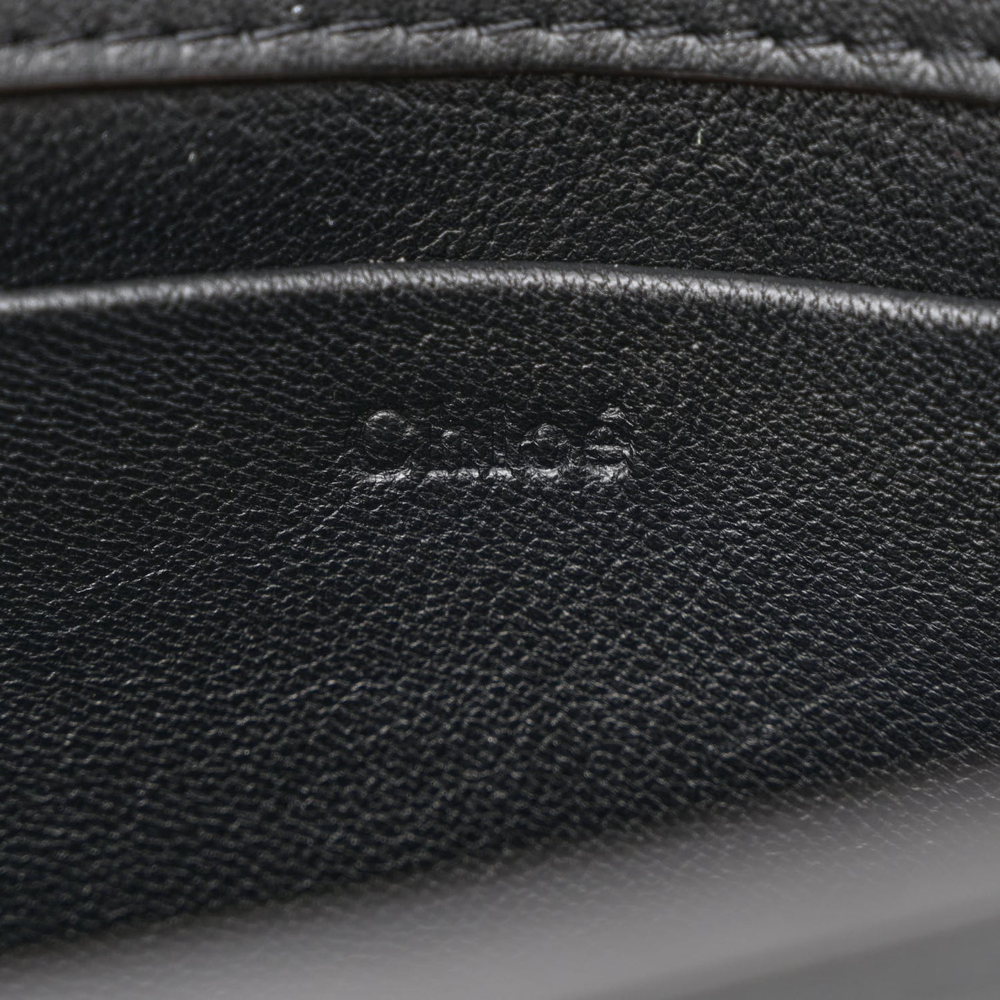 Calfskin Small Nile Bracelet Minaudiere Bag Black
