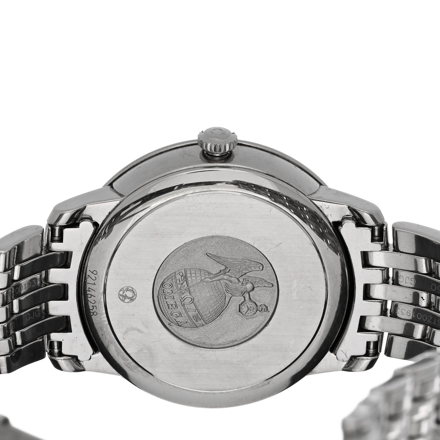 Stainless Steel Diamond 33mm De Ville Prestige Butterfly Quartz Watch 424.10.33.60.52.001