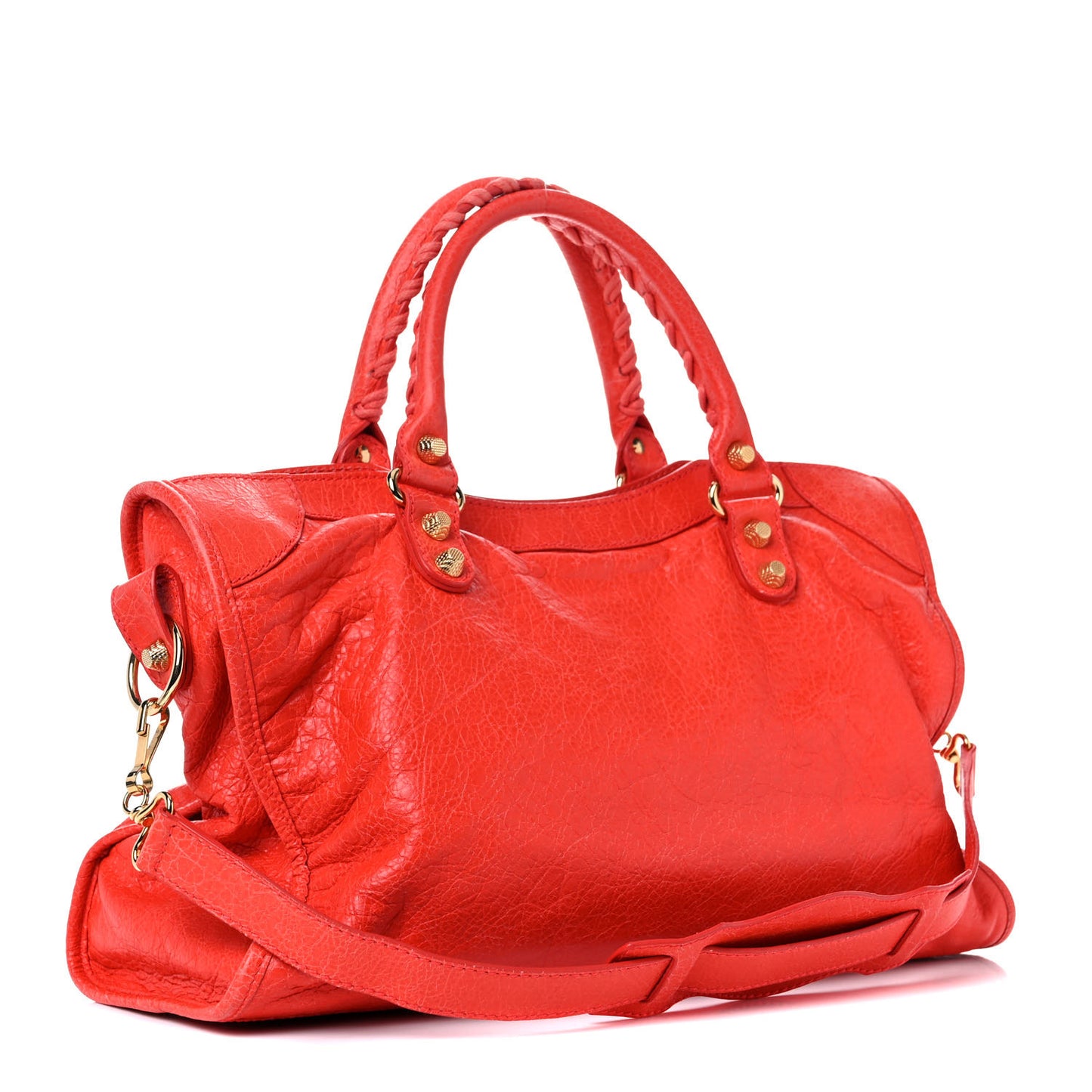 Agneau Giant 12 Gold Hardware City Rose Corail