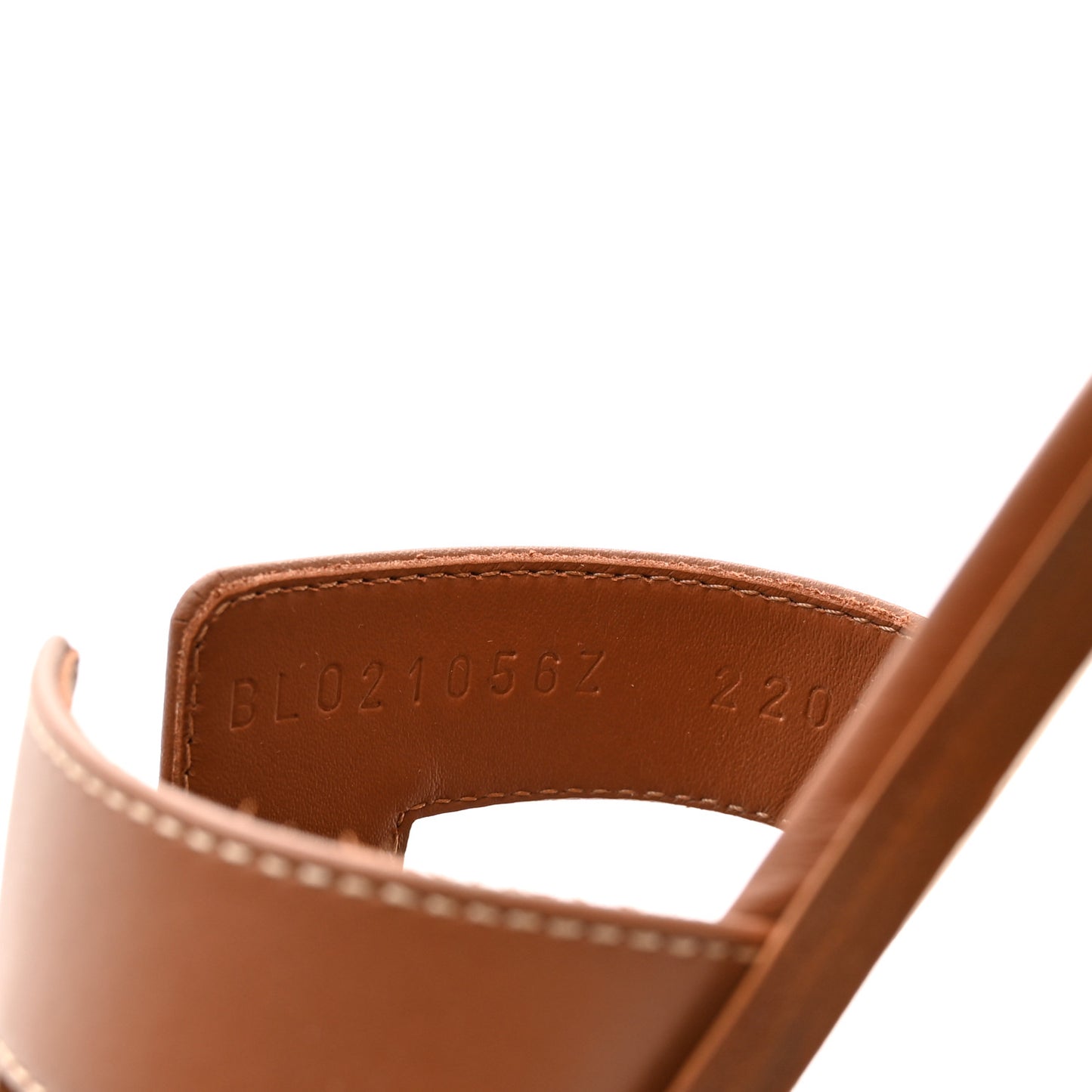 Box Calfskin Oran Sandals 37 Gold