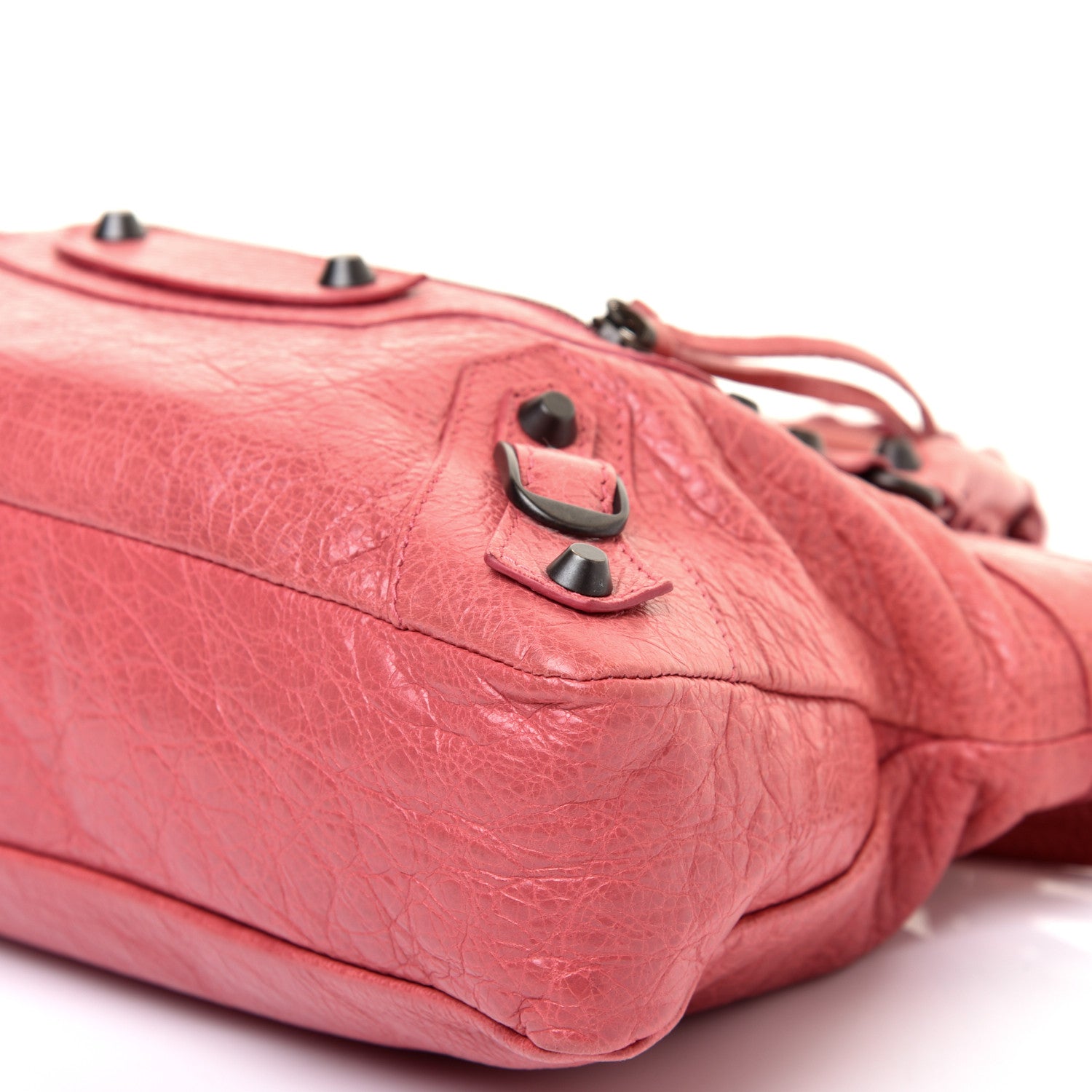 Balenciaga Agneau Classic Hardware First Rose Bombon Raspberry 7 of 9