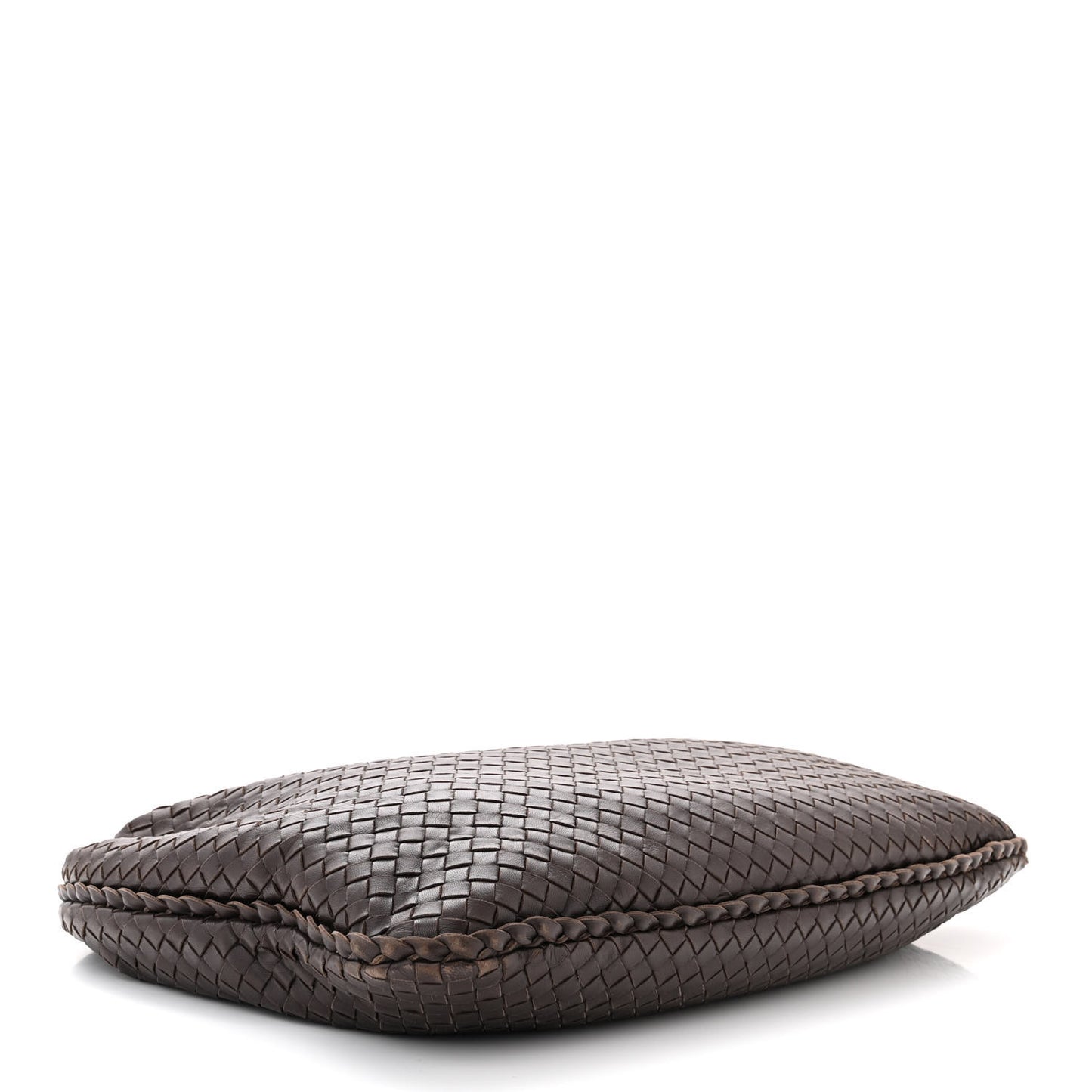 Nappa Intrecciato Large Veneta Hobo Ebano