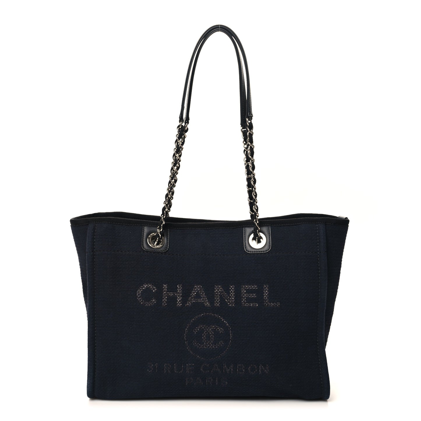 Mixed Fibers Small Deauville Tote Black