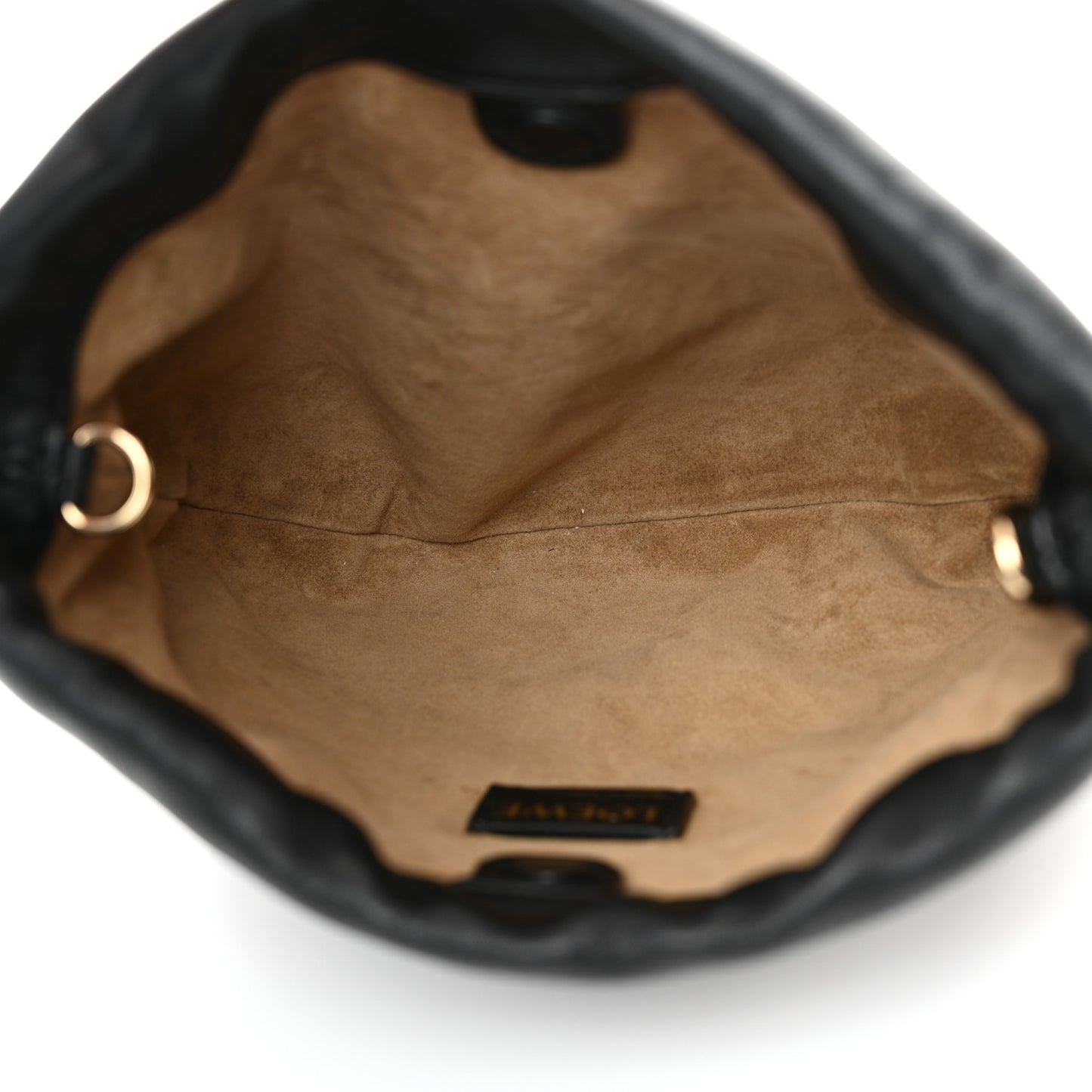 Nappa Calfskin Mini Flamenco Knot Clutch With Chain Black